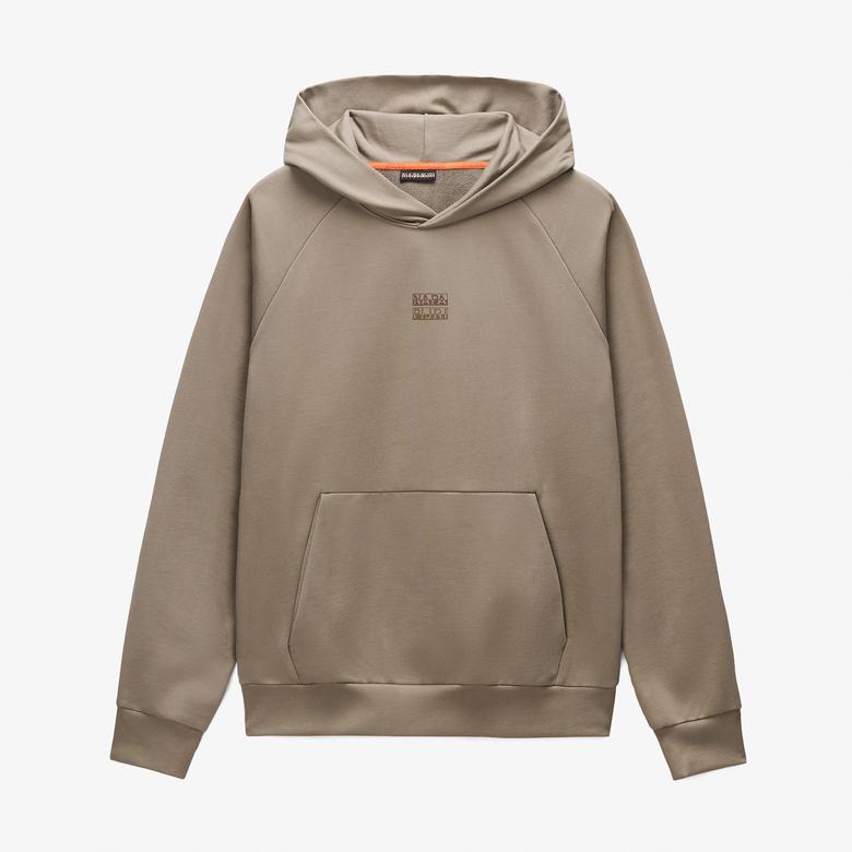 Napapijri B-Elevated Logo Erkek Kahverengi Sweatshirt