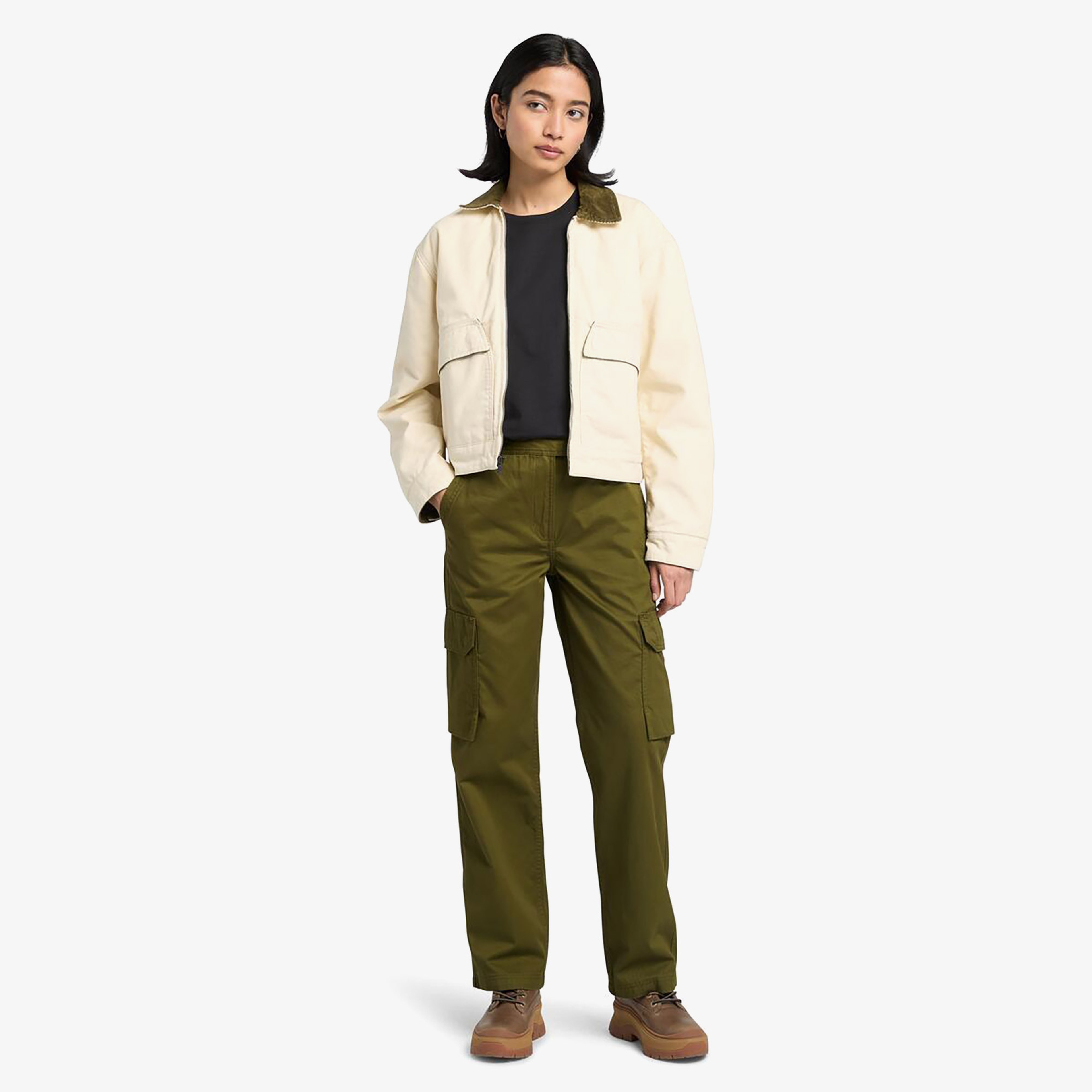 Timberland Brooklıne Utılıty Kadın Yeşil Cargo Pantolon