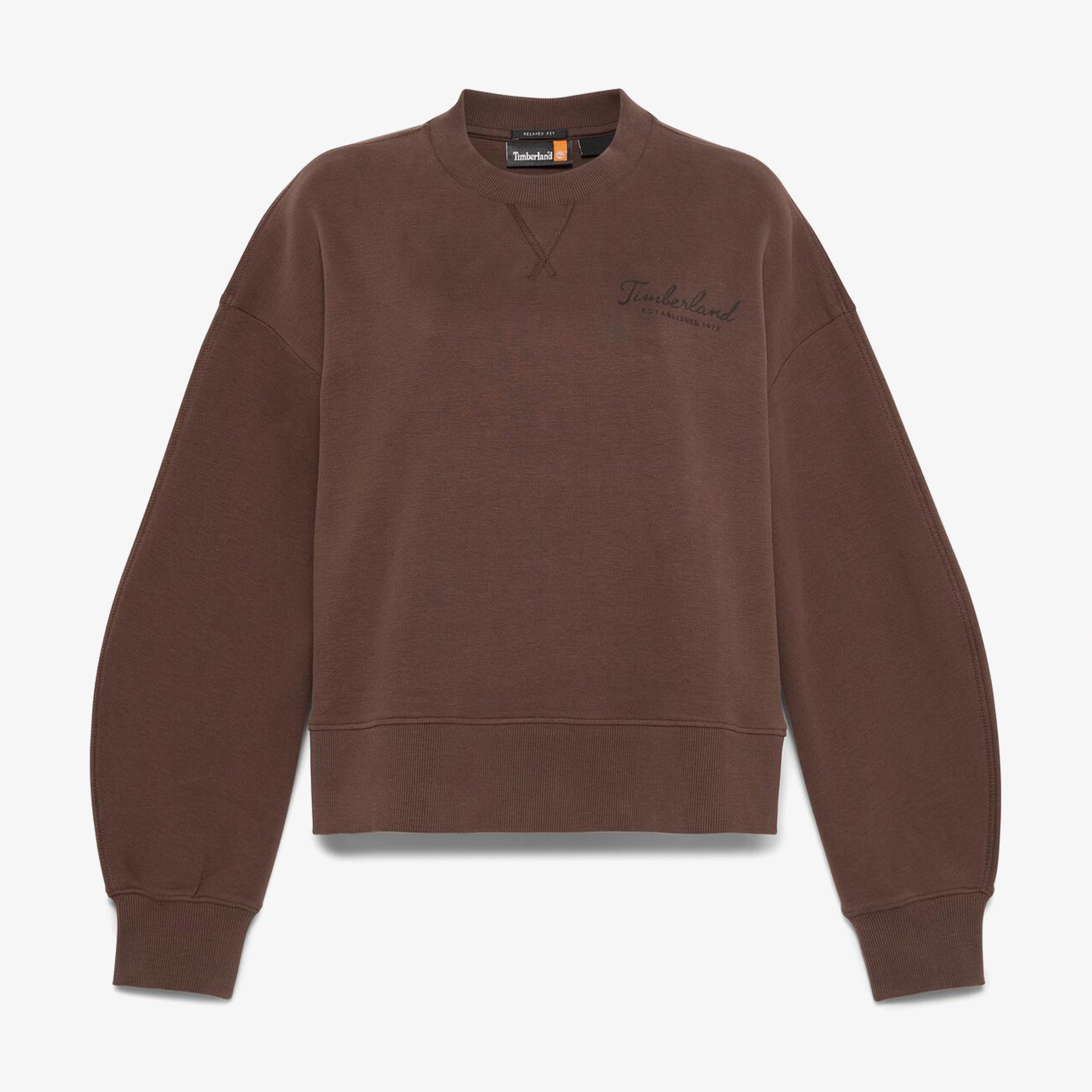 Timberland Lush Comfort Crew Kadın Kahverengi Sweatshirt