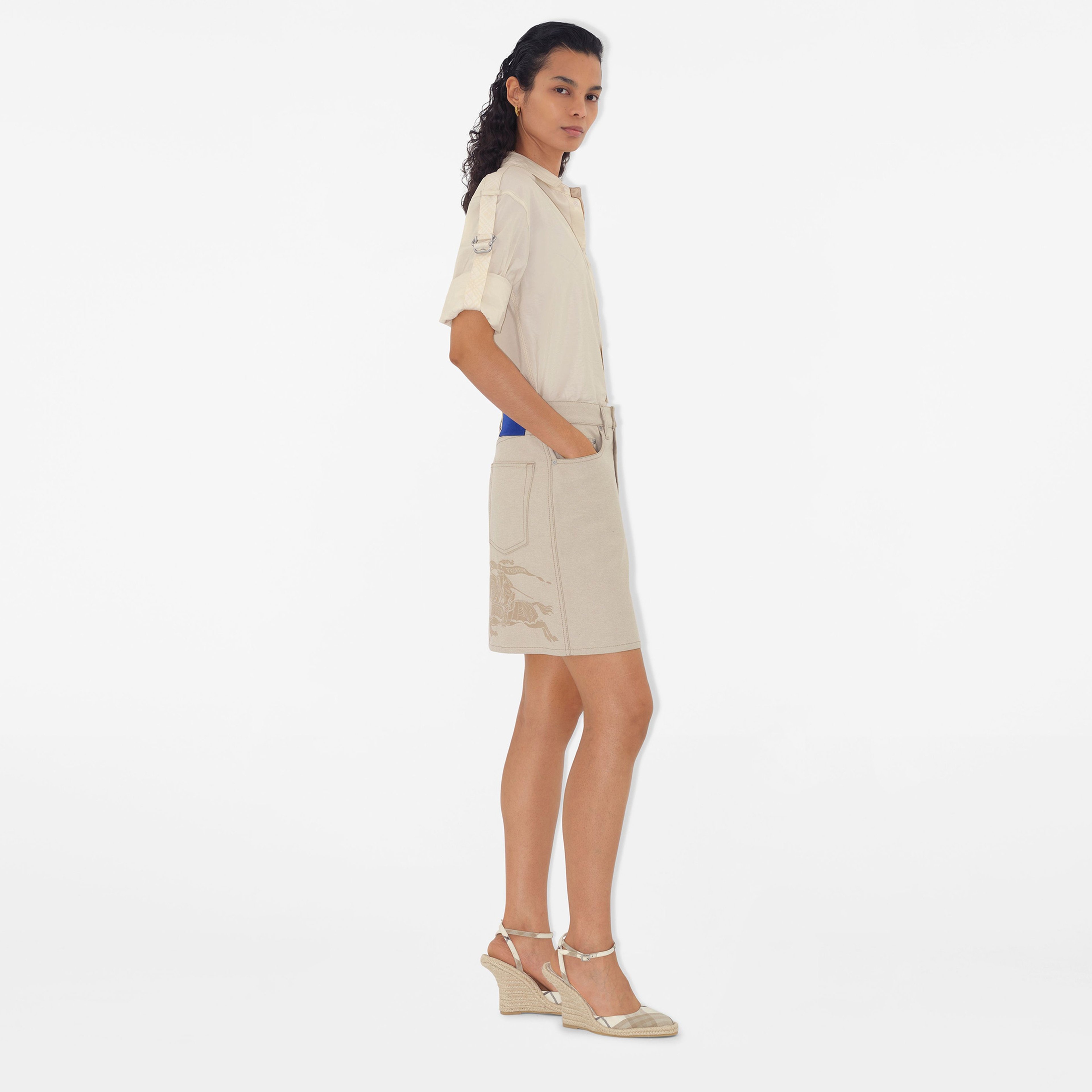 Burberry Cie Kadın Beyaz Gömlek