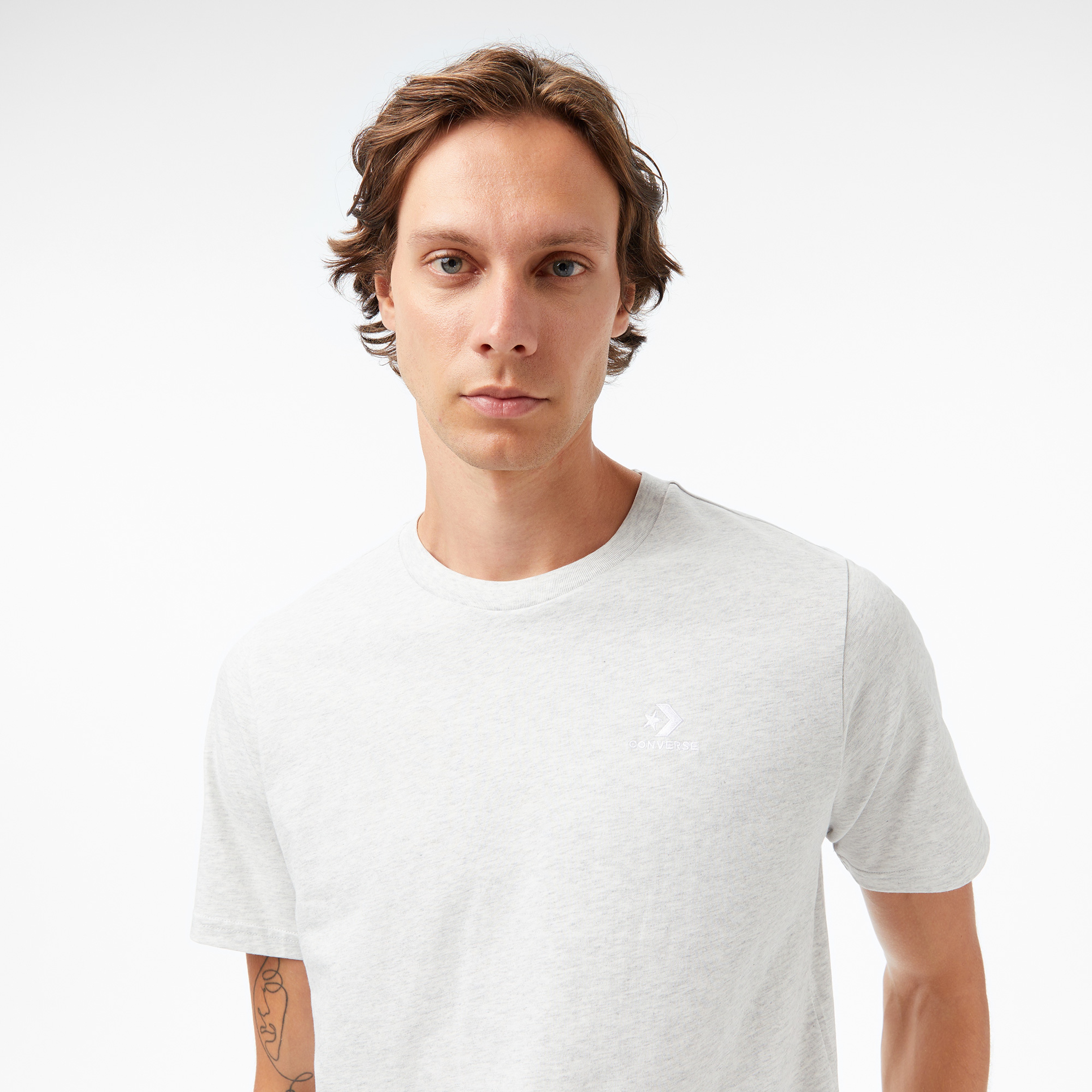 Converse Erkek Gri T-Shirt