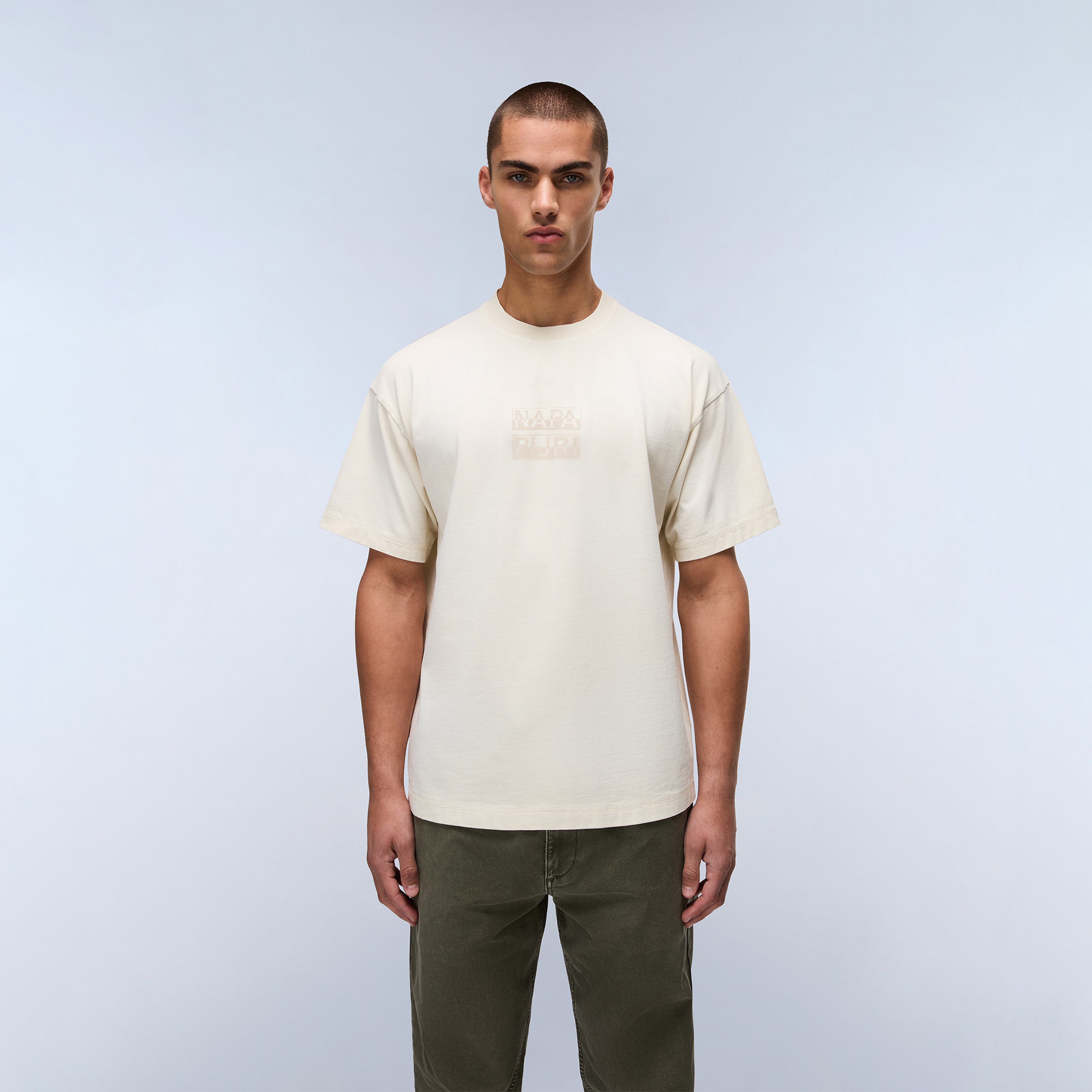 Napapijri Comel Erkek Bej T-Shirt