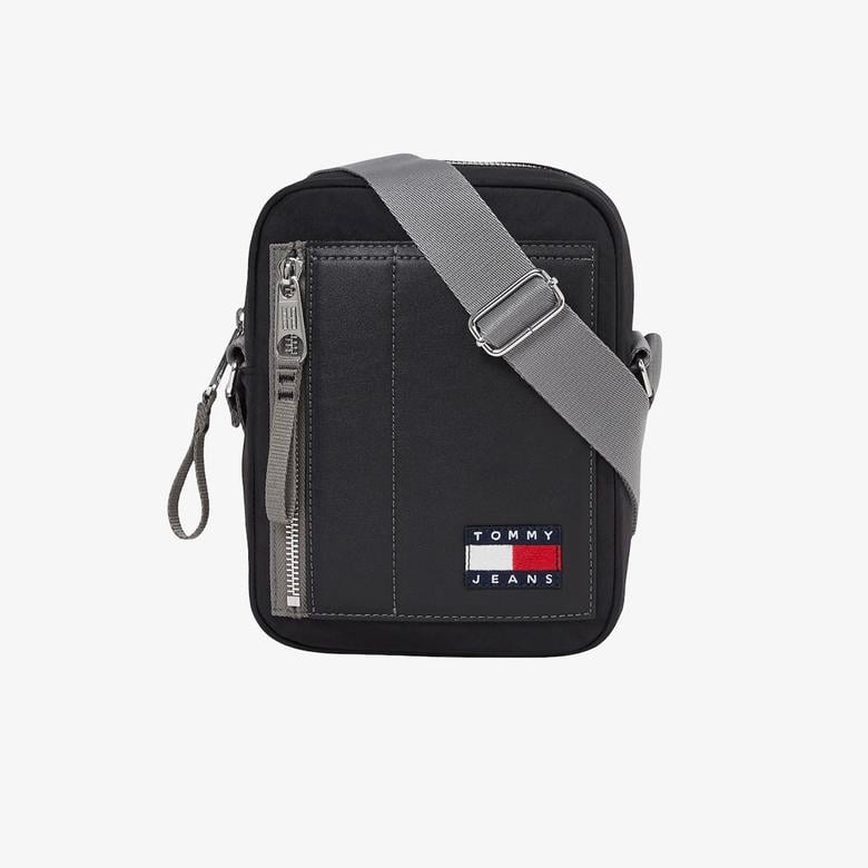 Tommy Hilfiger Jeans Surplus Reporter Erkek Siyah Çapraz Çanta