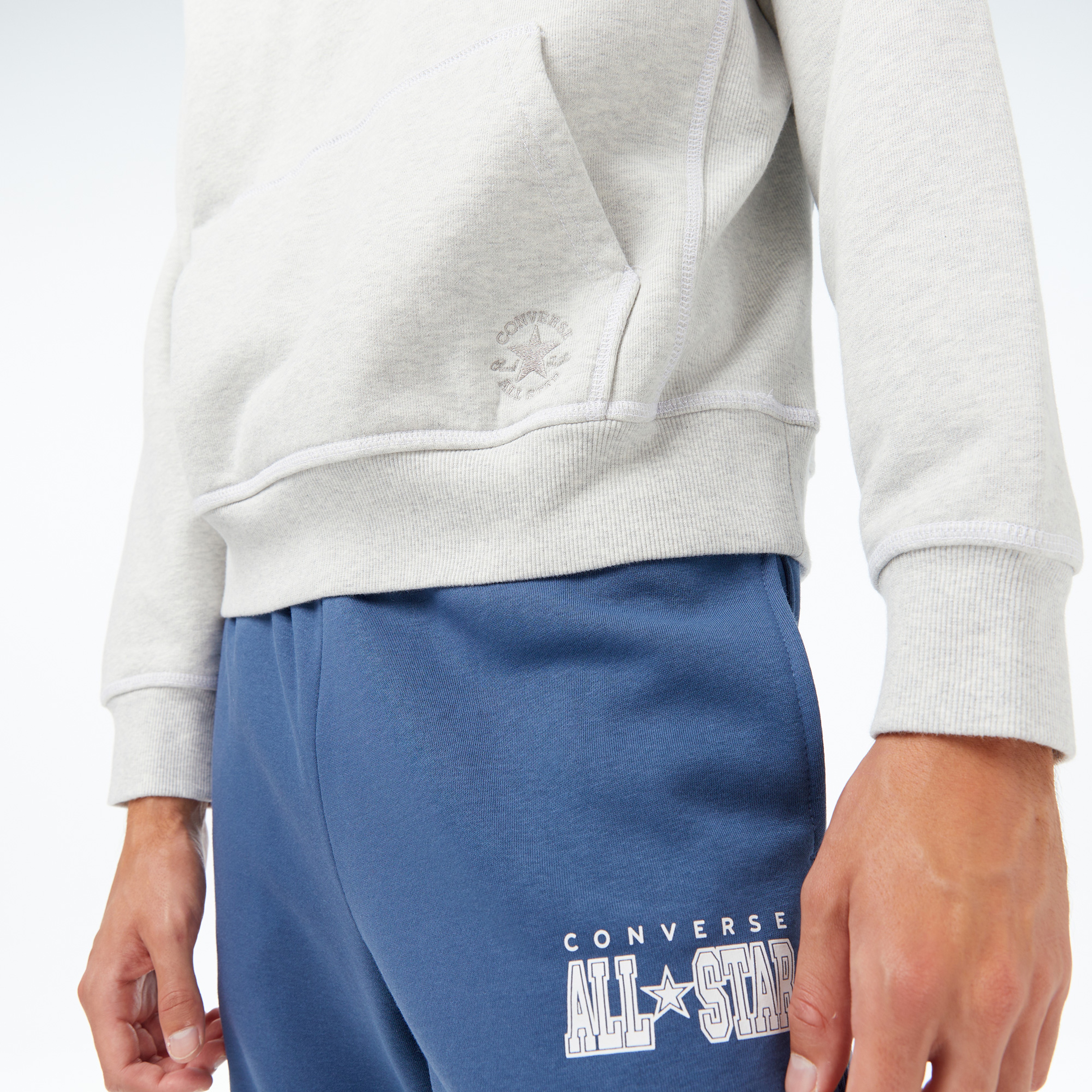 Converse Erkek Gri Sweatshirt