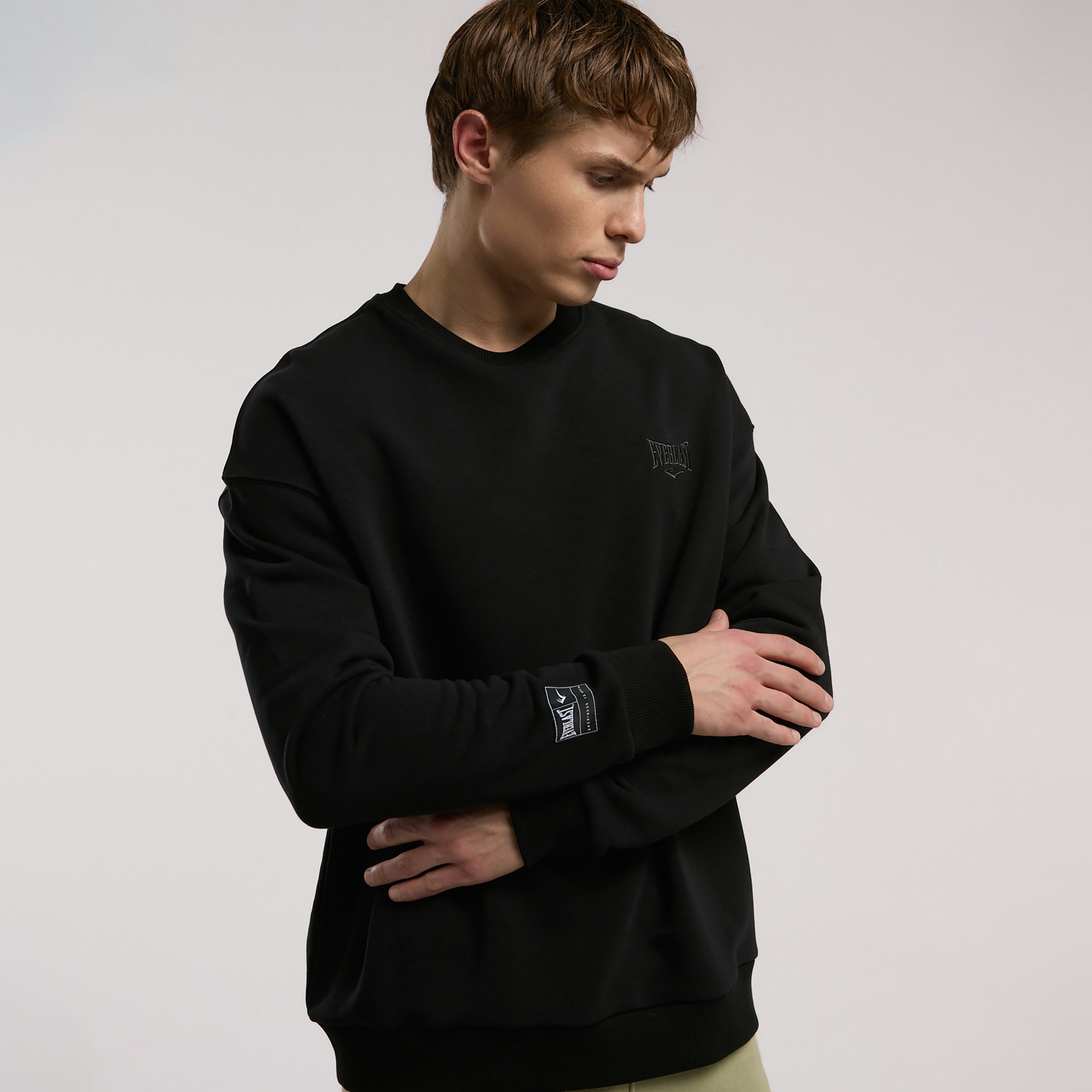 Everlast Ever Essentials Comfort Erkek Siyah Sweatshirt