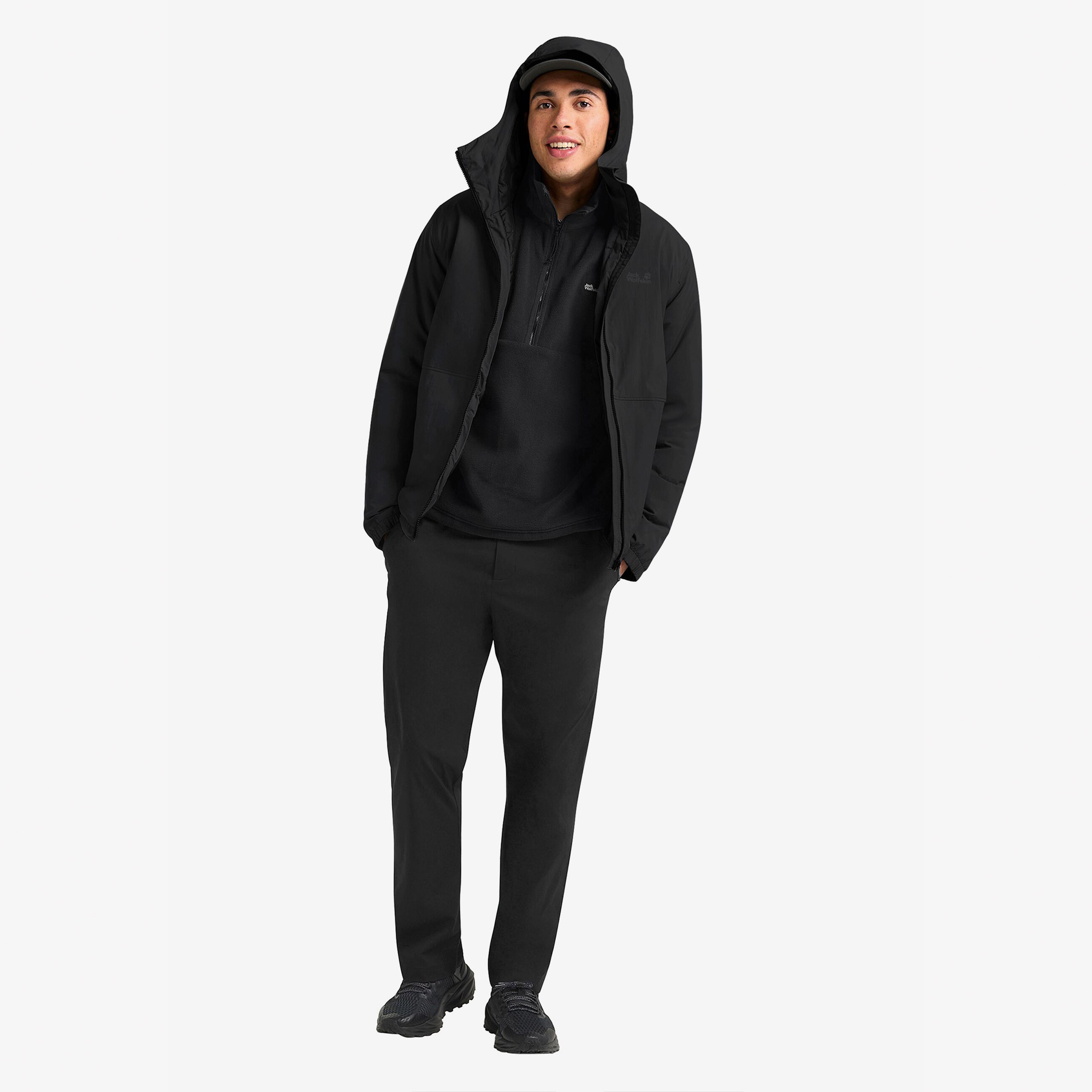 Jack Wolfskin Pamir Erkek Siyah Outdoor Ceket