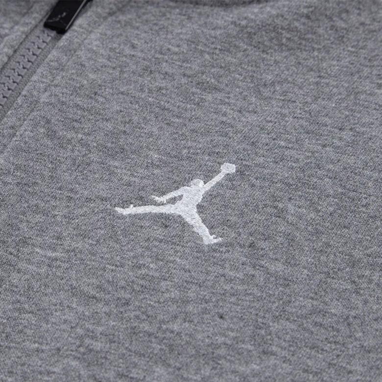 Jordan Dri-Fit Brooklyn Flight Çocuk Gri Sweatshirt