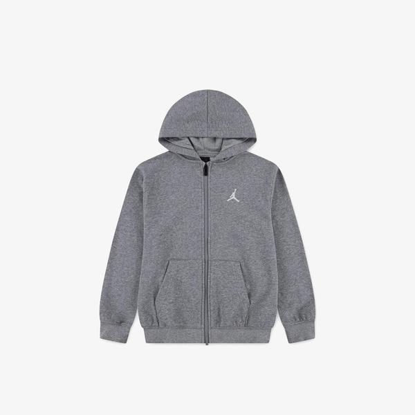 Jordan Dri-Fit Brooklyn Flight Çocuk Gri Sweatshirt