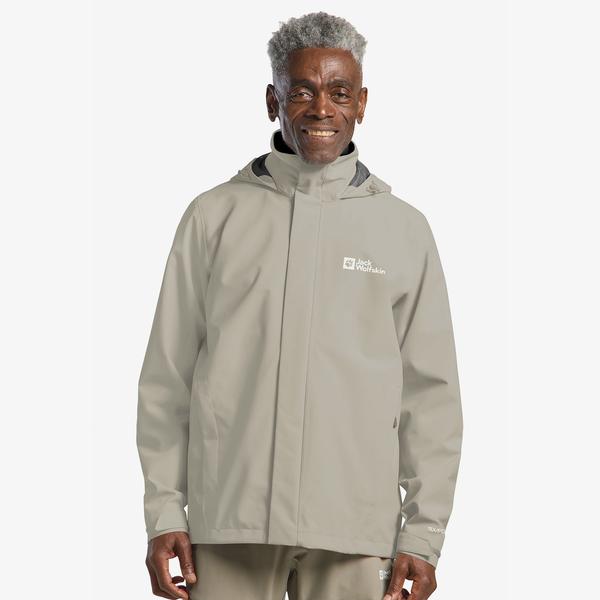 Jack Wolfskin Trailtime 2L Erkek Krem Outdoor Ceket