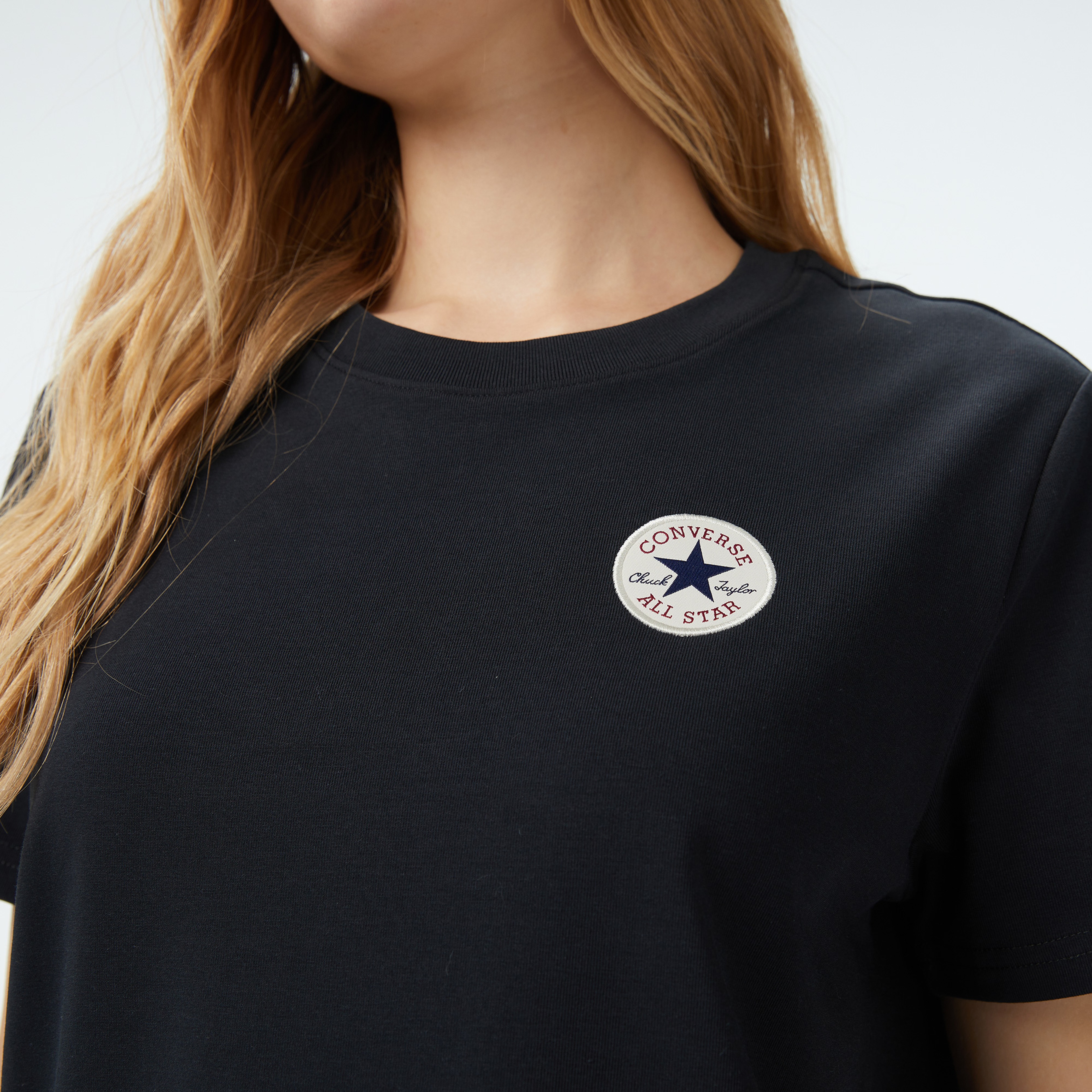 Converse Kadın Siyah T-Shirt