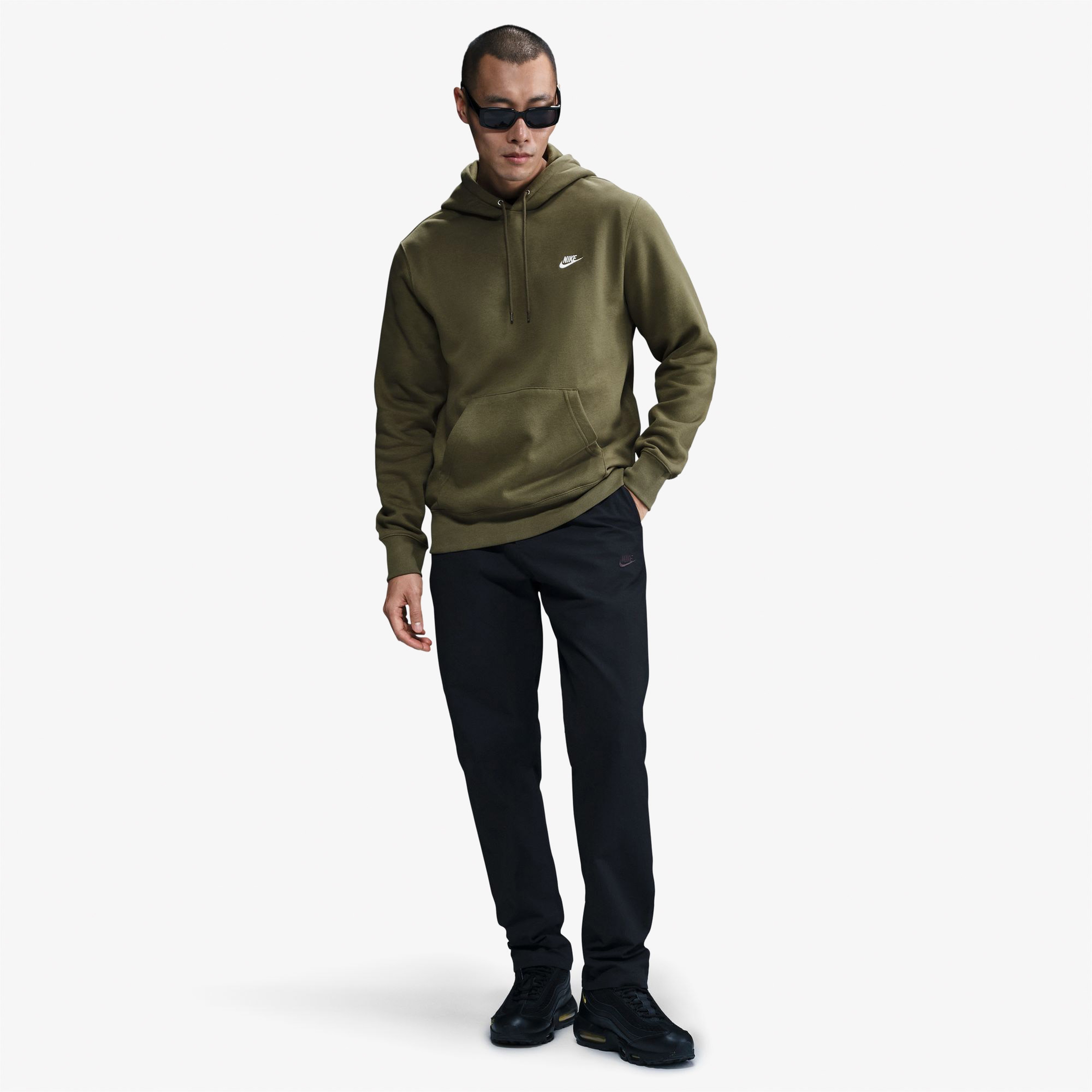 Nike Club Erkek Kahverengi Sweatshirt
