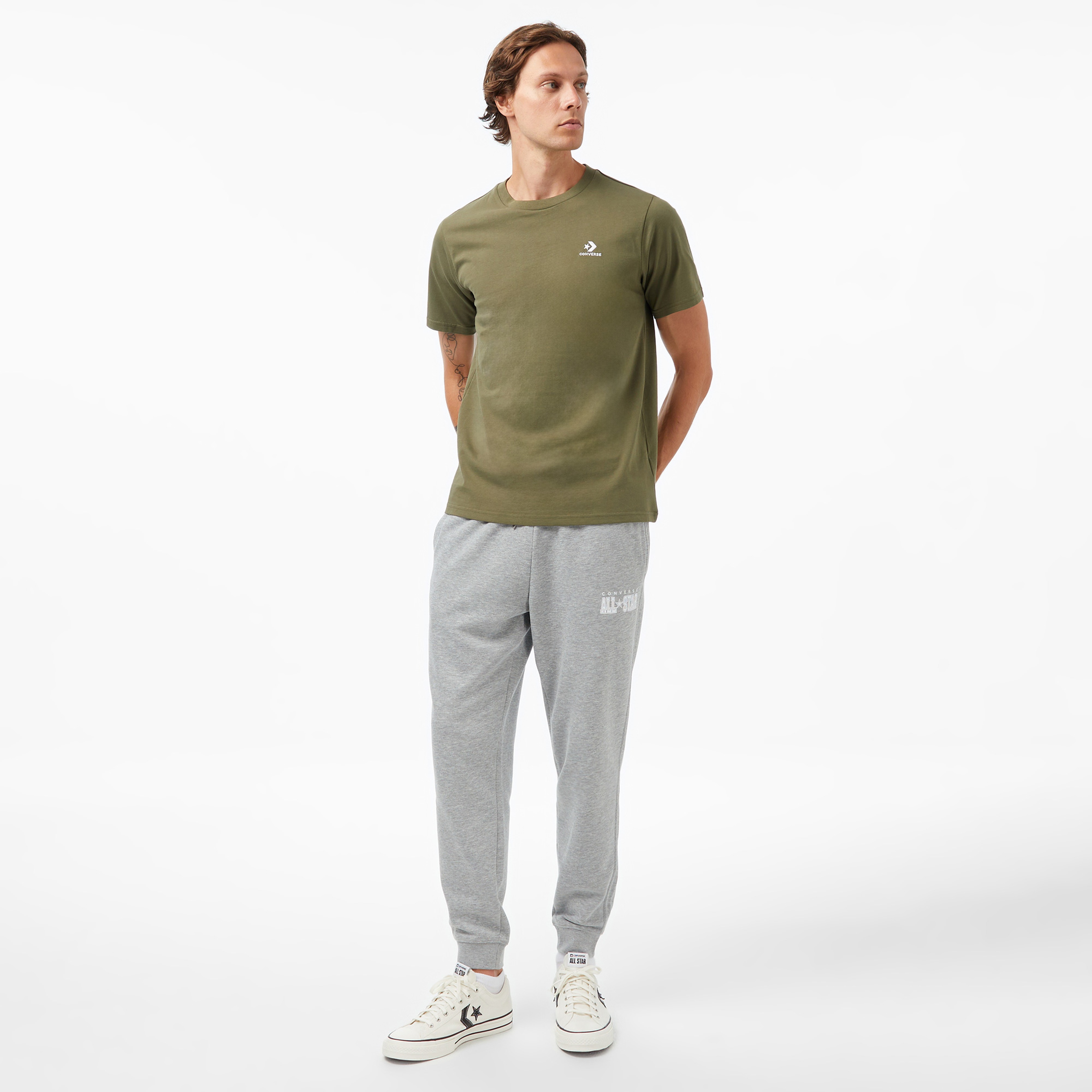 Converse Erkek Haki T-Shirt