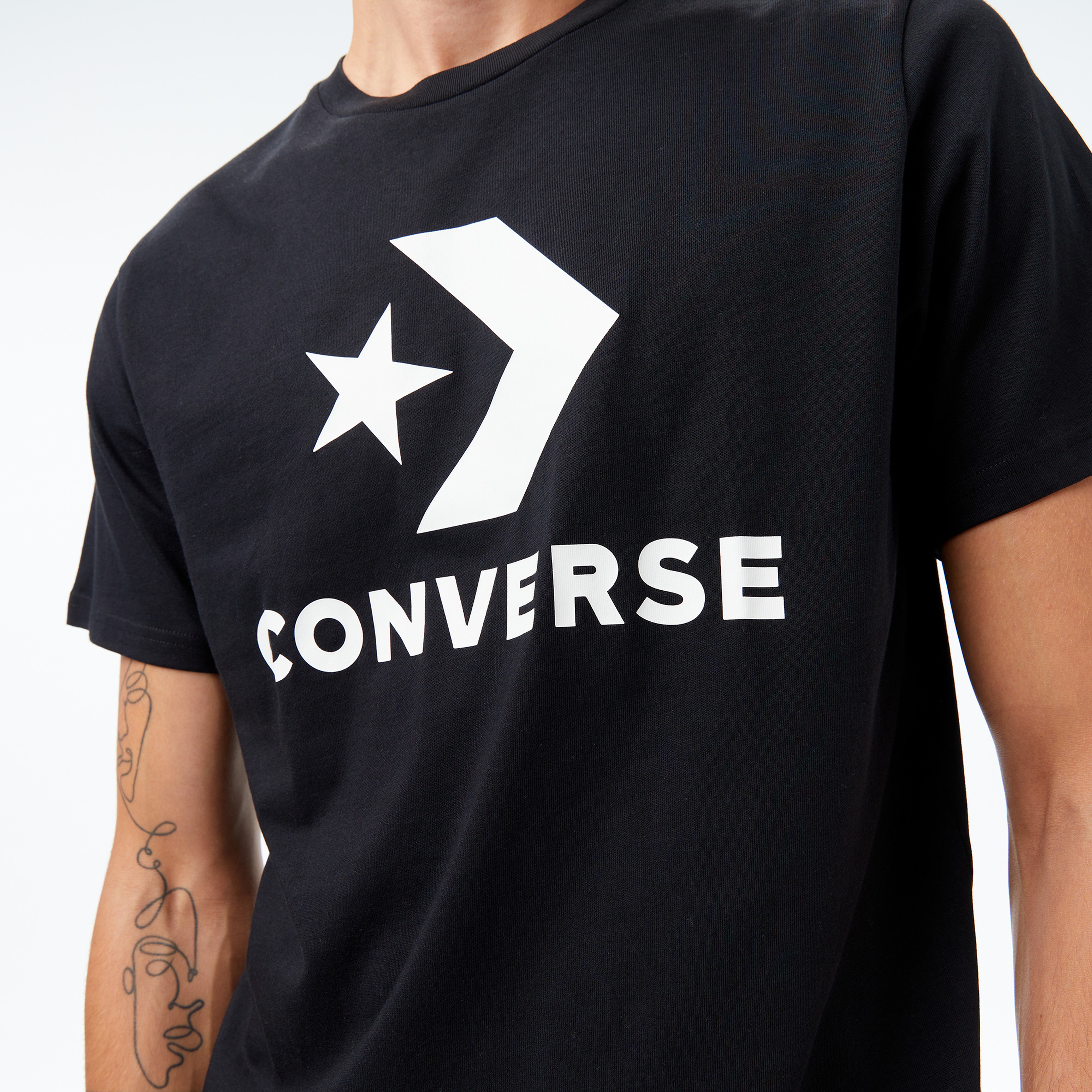 Converse Erkek Siyah T-Shirt