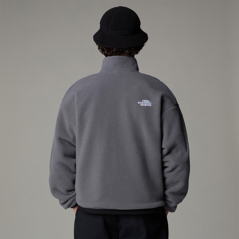 The North Face Erkek Yumiori Siyah/Koyu Gri Çift Taraflı Polar Mont