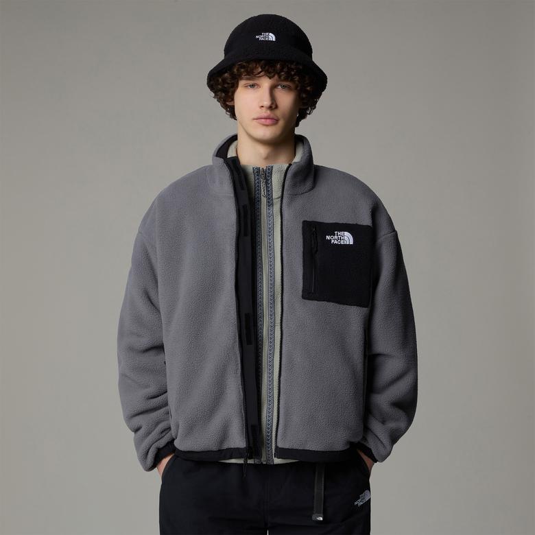 The North Face Erkek Yumiori Siyah/Koyu Gri Çift Taraflı Polar Mont