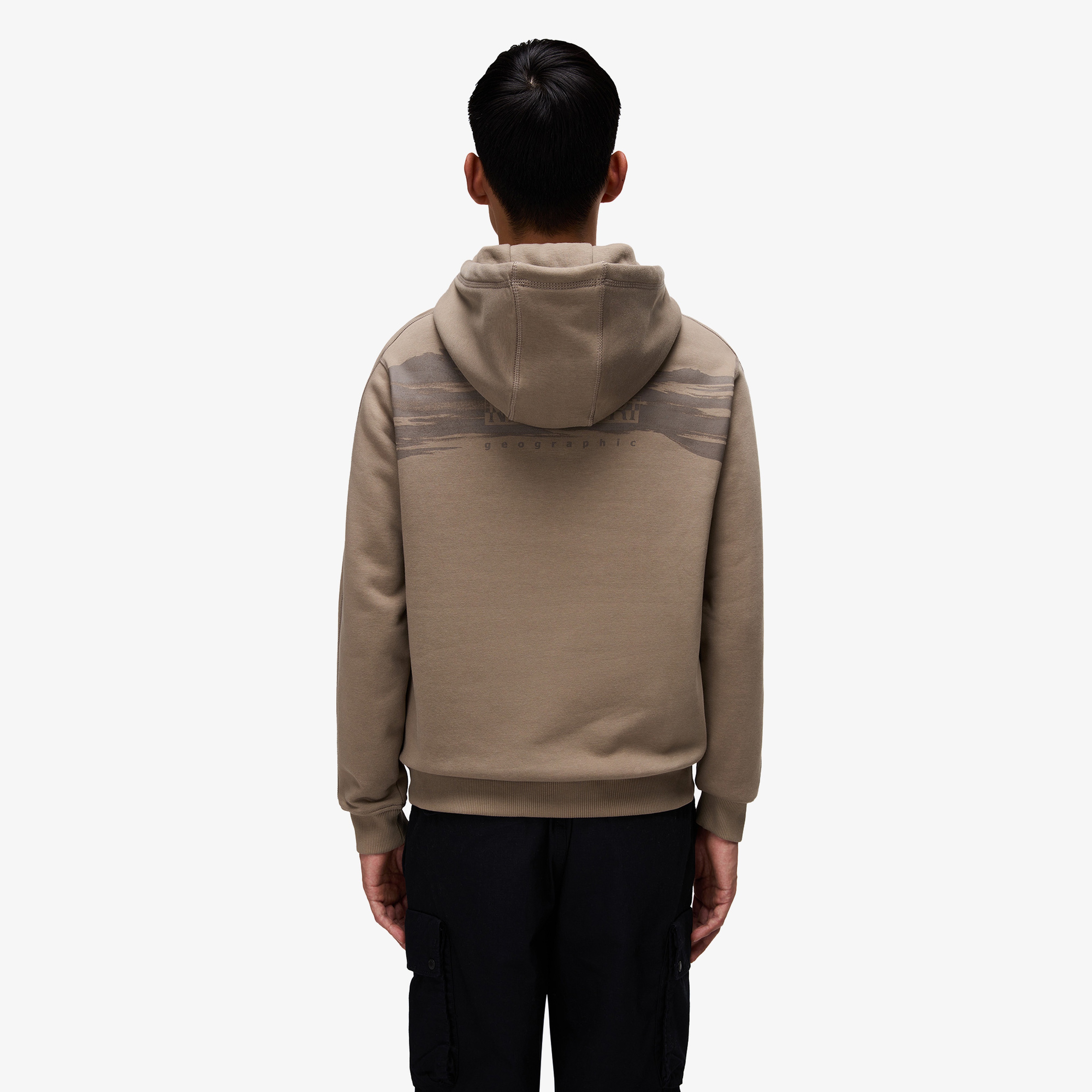 Napapijri B-Back Graphic Erkek Yeşil Sweatshirt