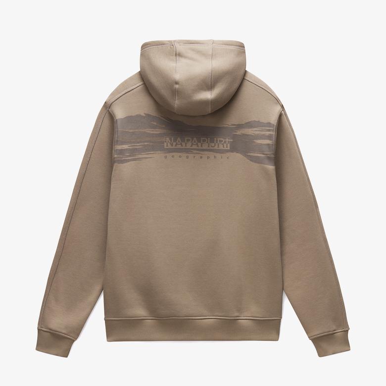 Napapijri B-Back Graphic Erkek Yeşil Sweatshirt