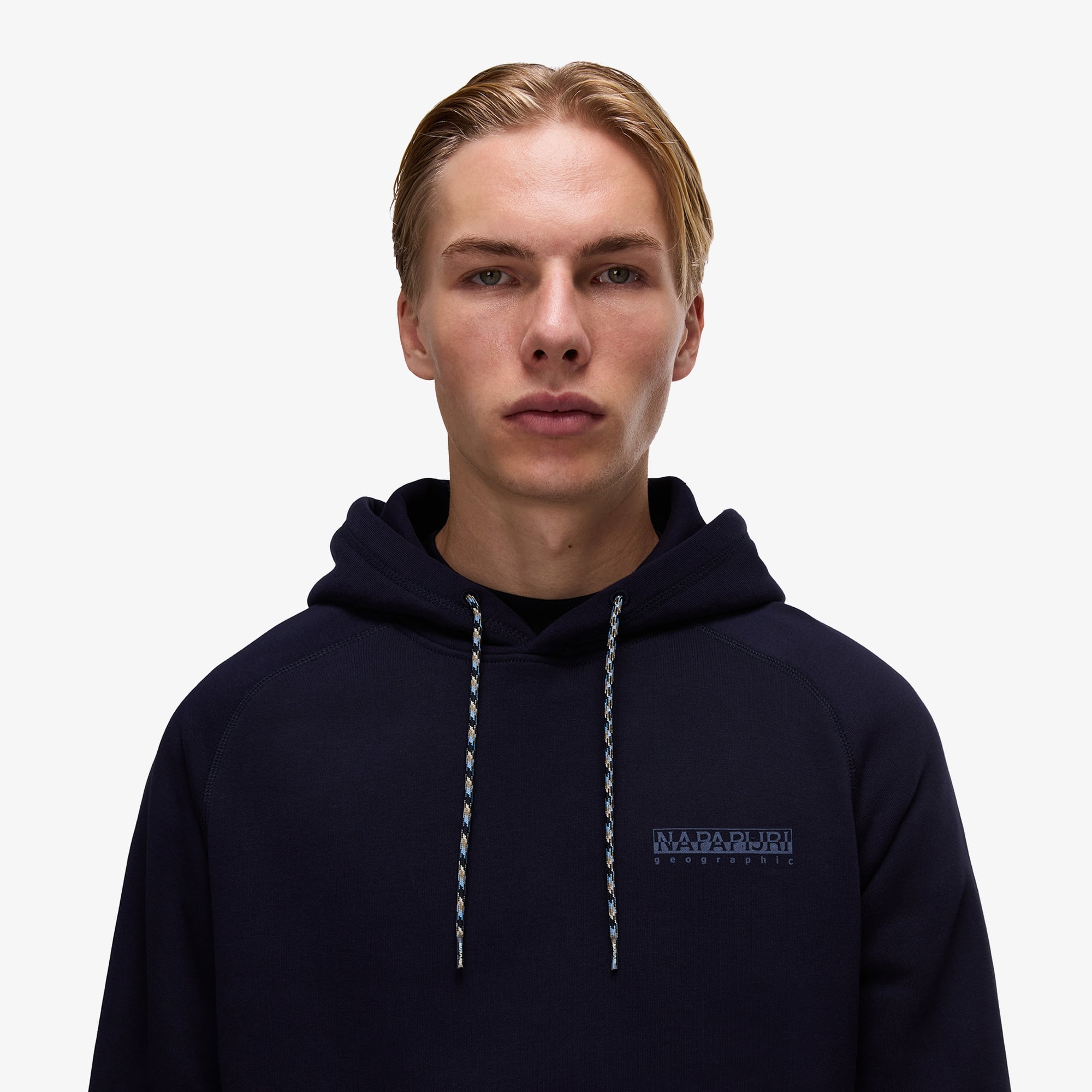 Napapijri B-Back Graphic Erkek Mavi Sweatshirt