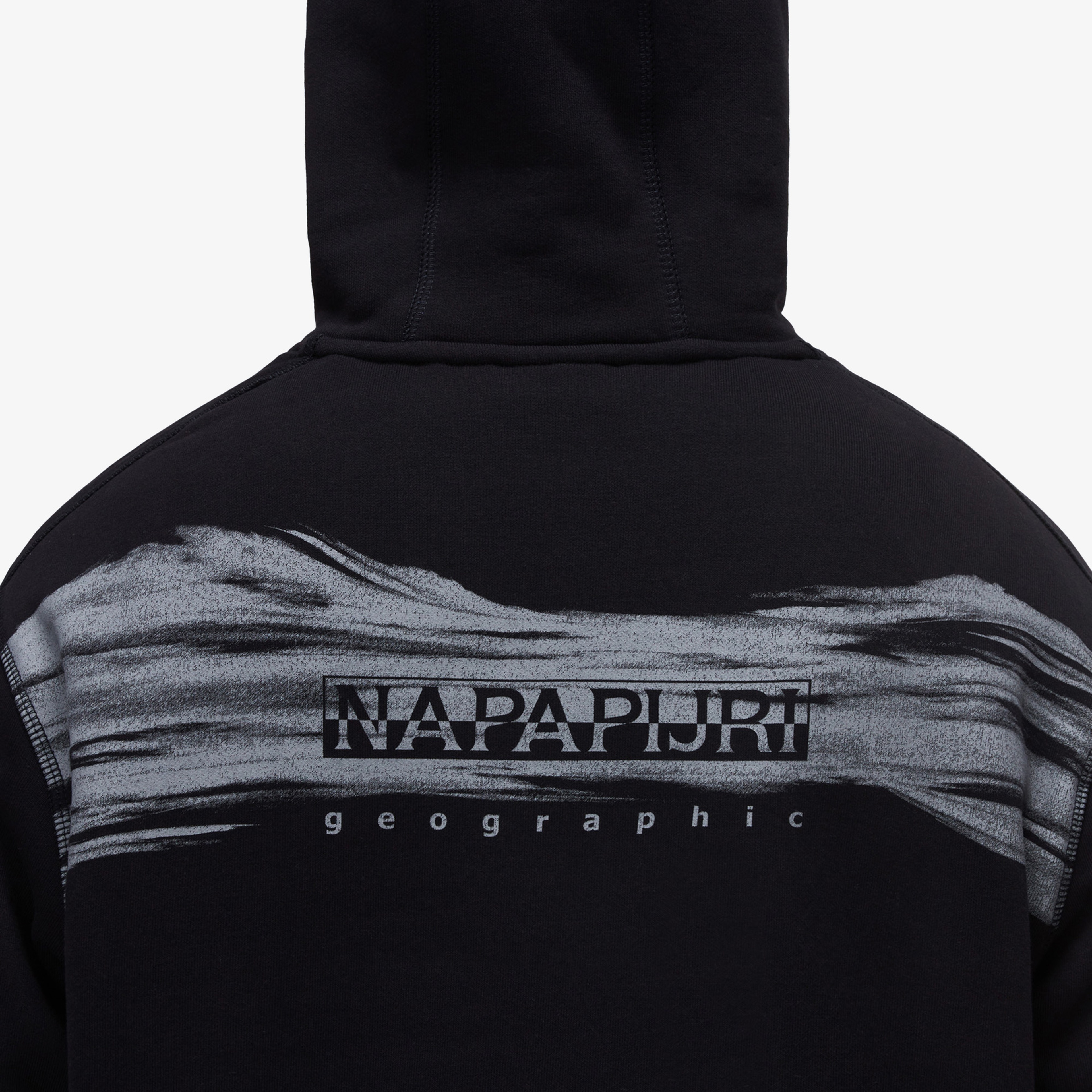 Napapijri B-Back Graphic Erkek Siyah Sweatshirt