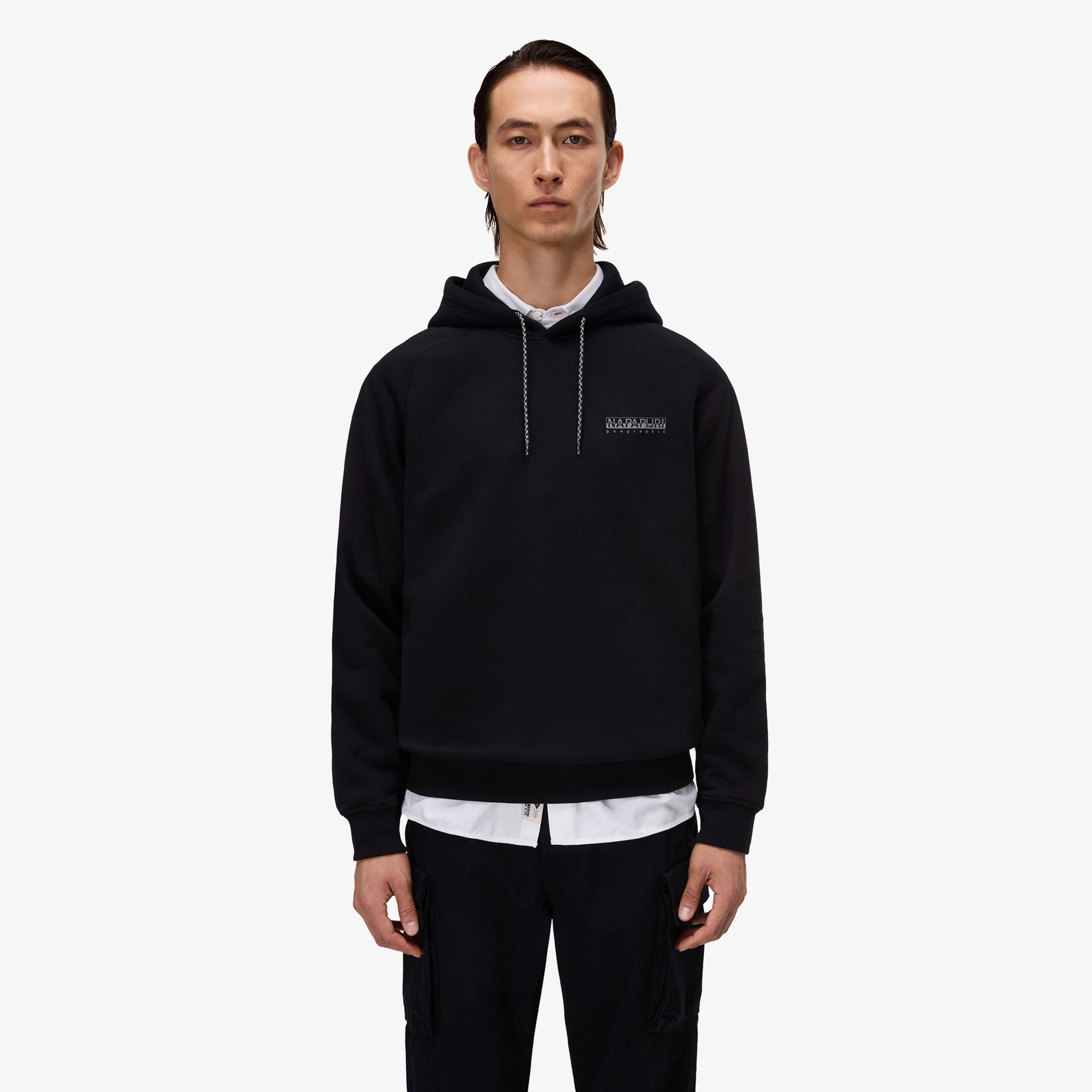 Napapijri B-Back Graphic Erkek Siyah Sweatshirt