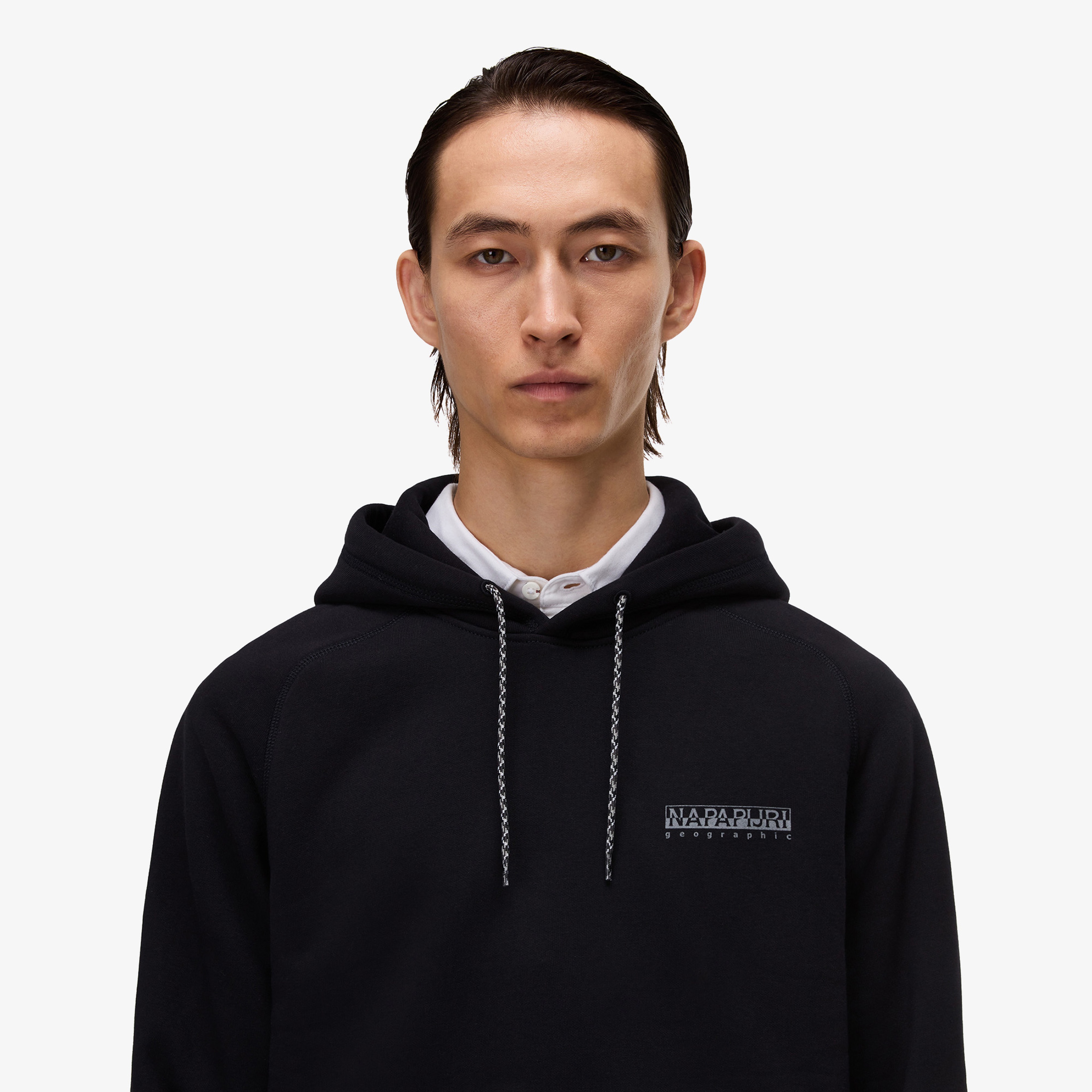 Napapijri B-Back Graphic Erkek Siyah Sweatshirt