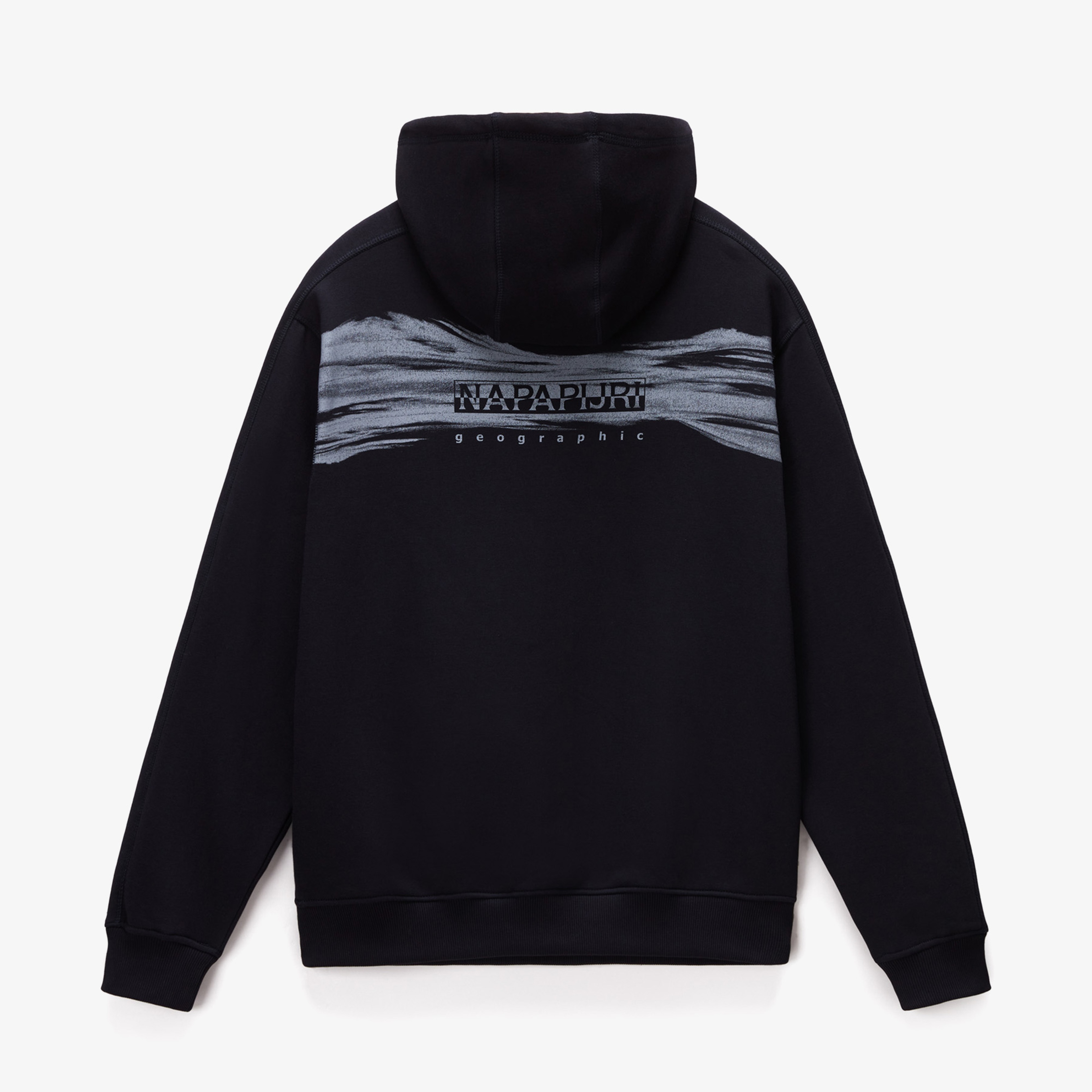 Napapijri B-Back Graphic Erkek Siyah Sweatshirt