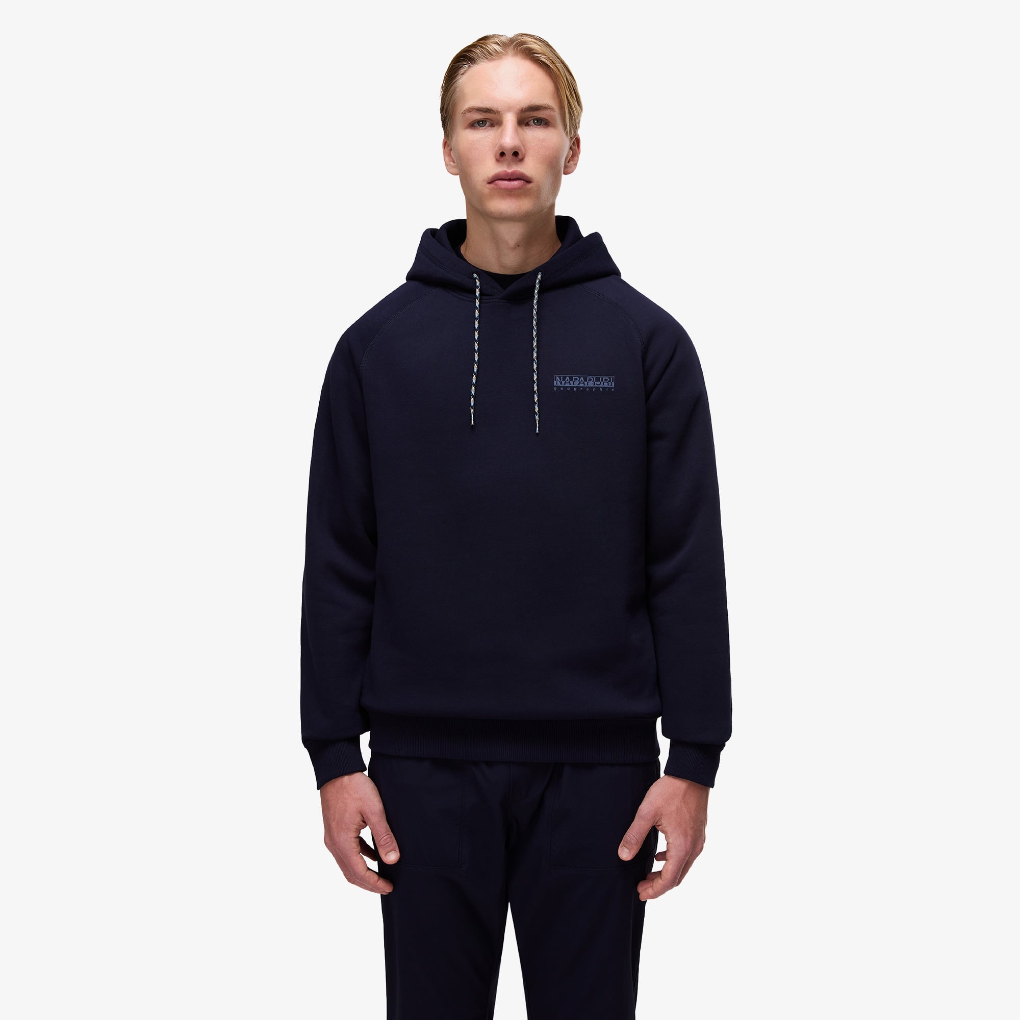 Napapijri B-Back Graphic Erkek Mavi Sweatshirt