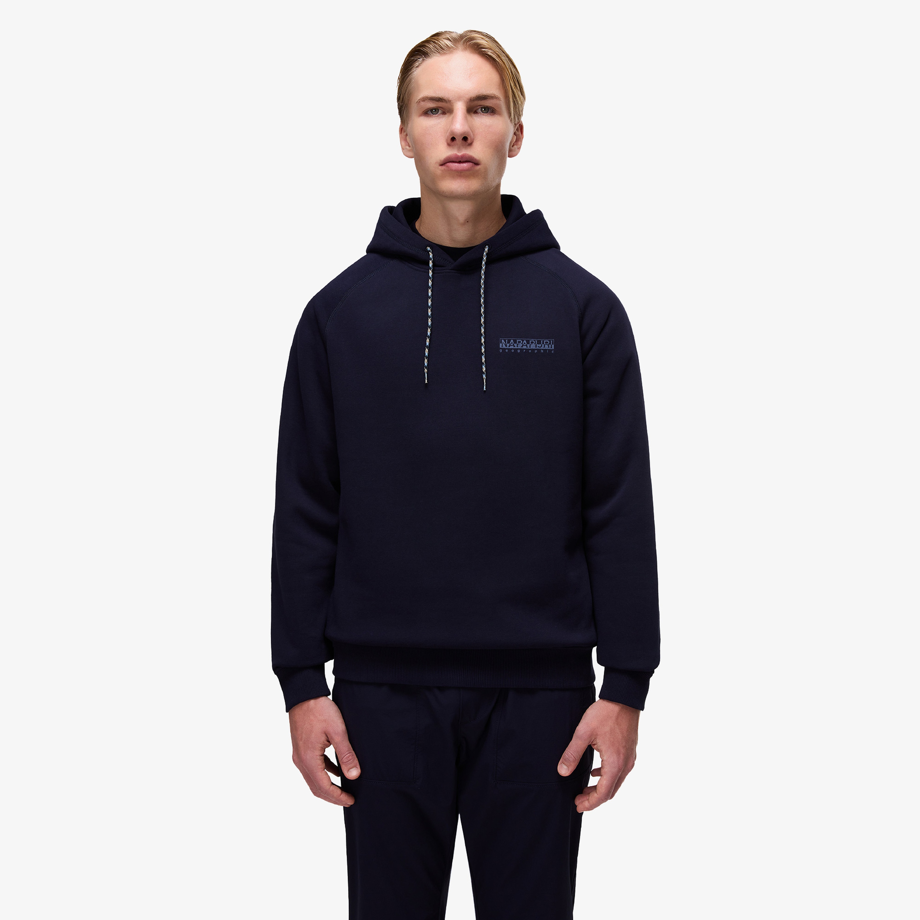 Napapijri B-Back Graphic Erkek Mavi Sweatshirt