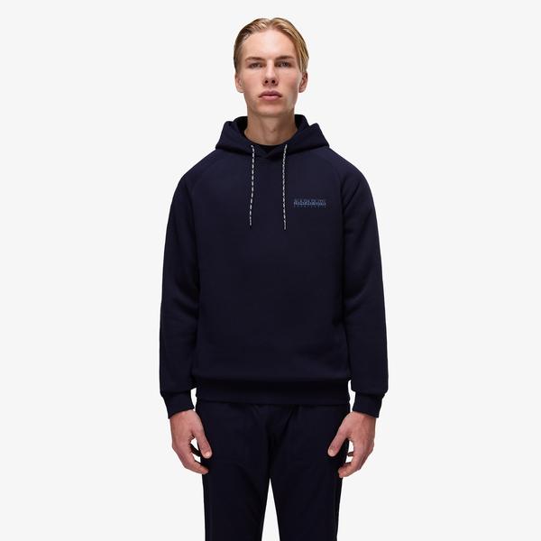 Napapijri B-Back Graphic Erkek Mavi Sweatshirt