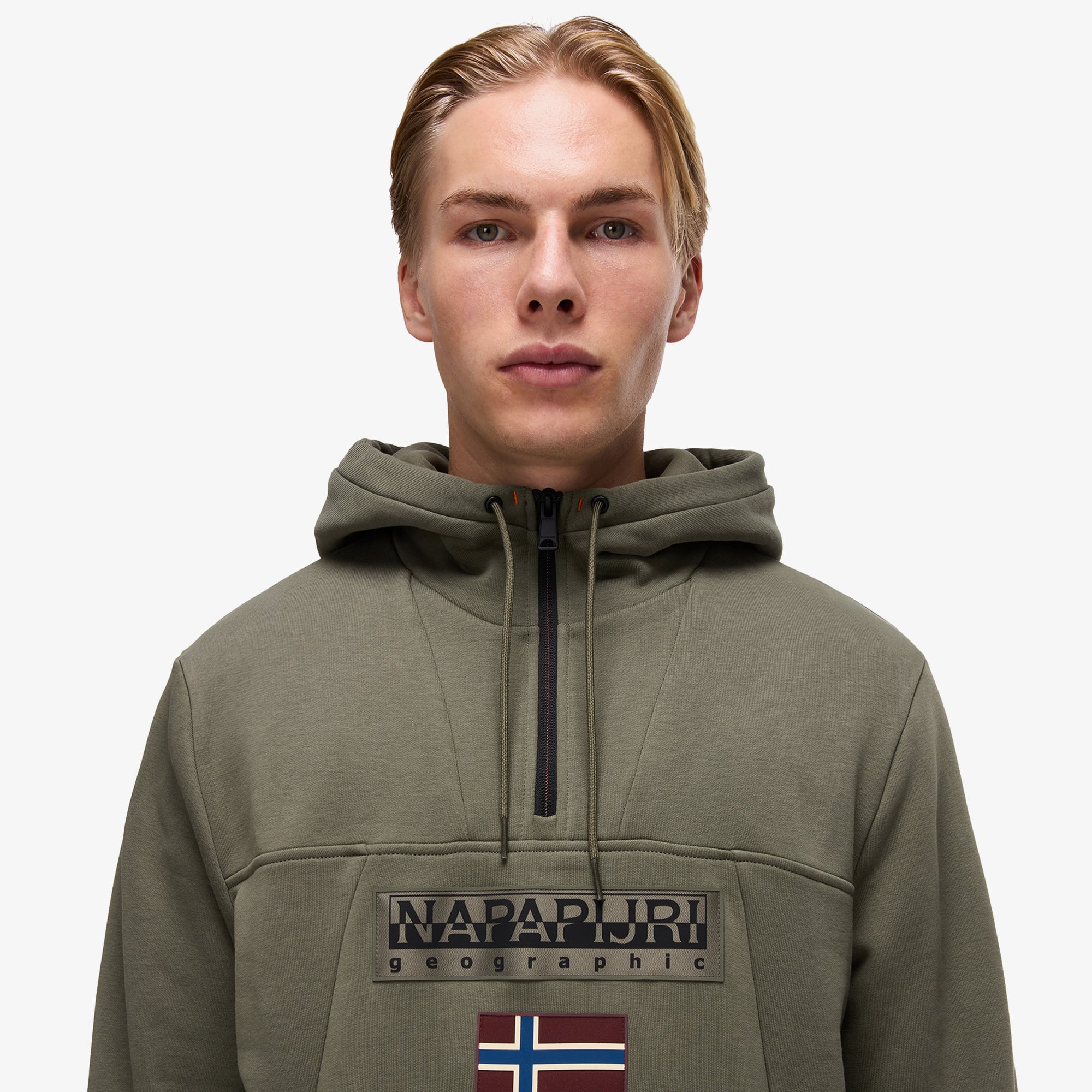 Napapijri Burgee Erkek Yeşil Sweatshirt