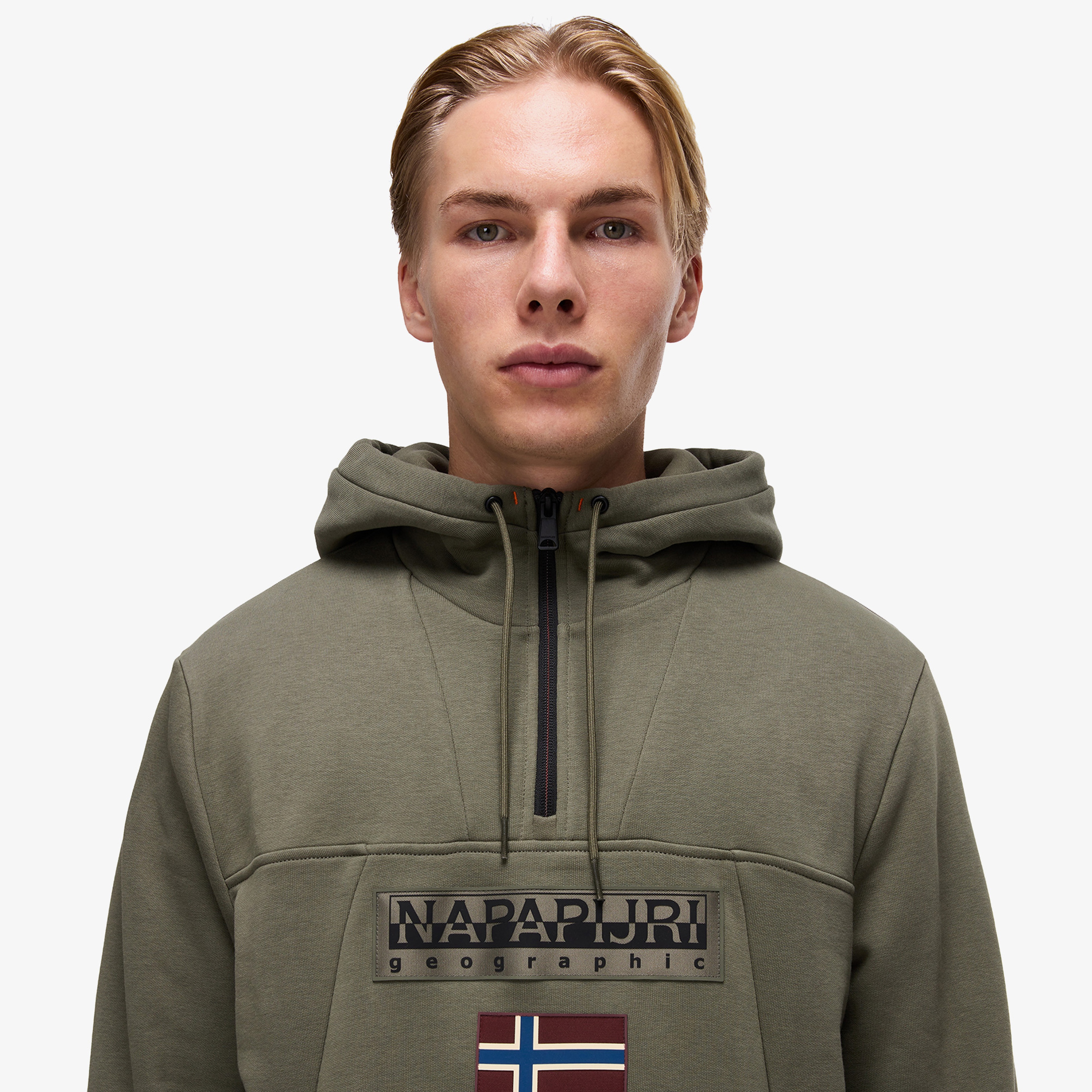 Napapijri Burgee Erkek Yeşil Sweatshirt