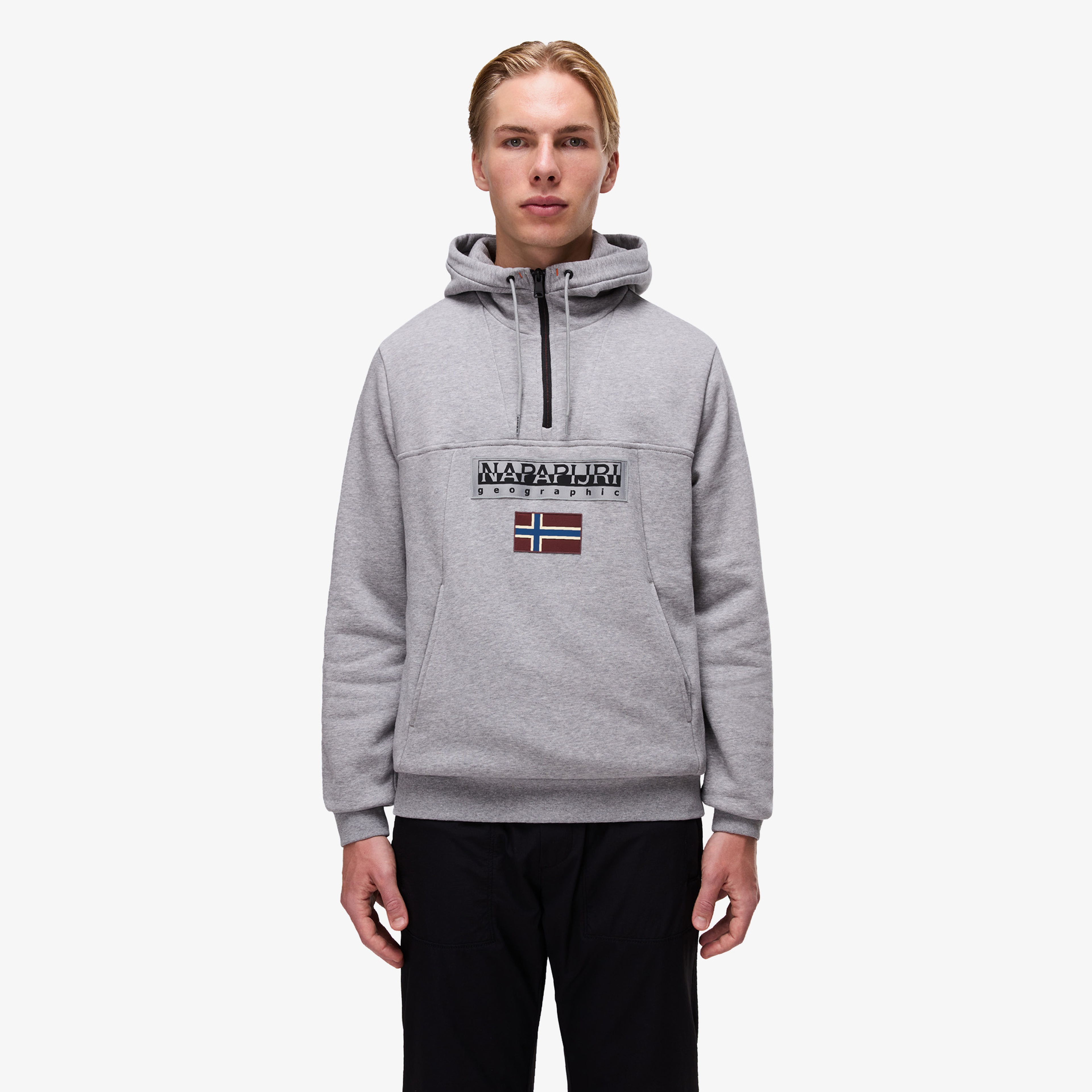 Napapijri Burgee Erkek Gri Sweatshirt