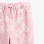 Gap V-Fa Logo Heritage Çocuk Pembe Eşofman Altı