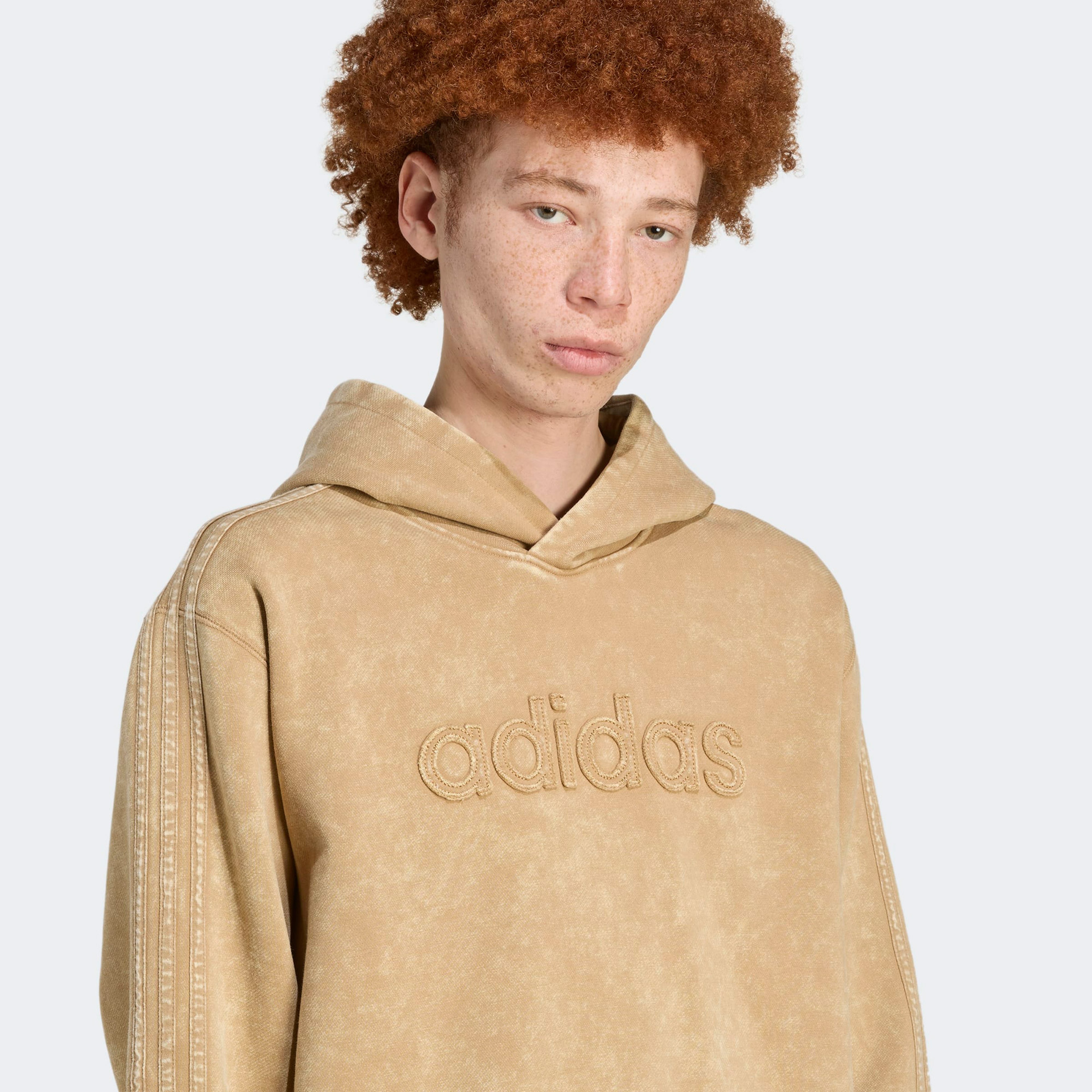 adidas sh Hoodıe Erkek Bej Sweatshirt