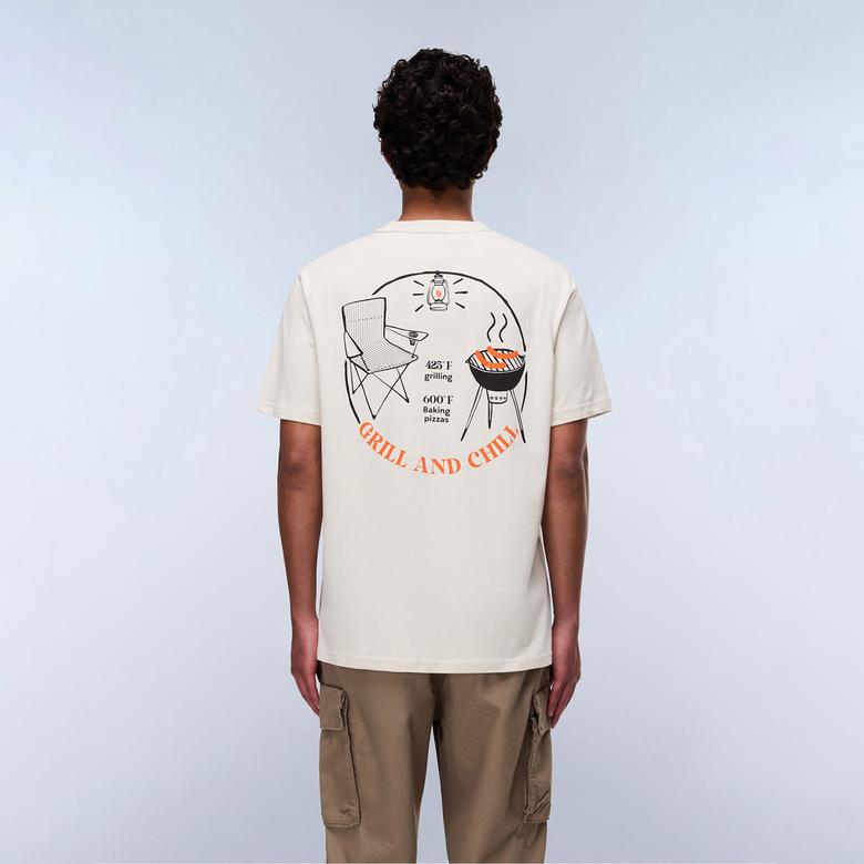 Napapijri Erkek Beyaz T-Shirt