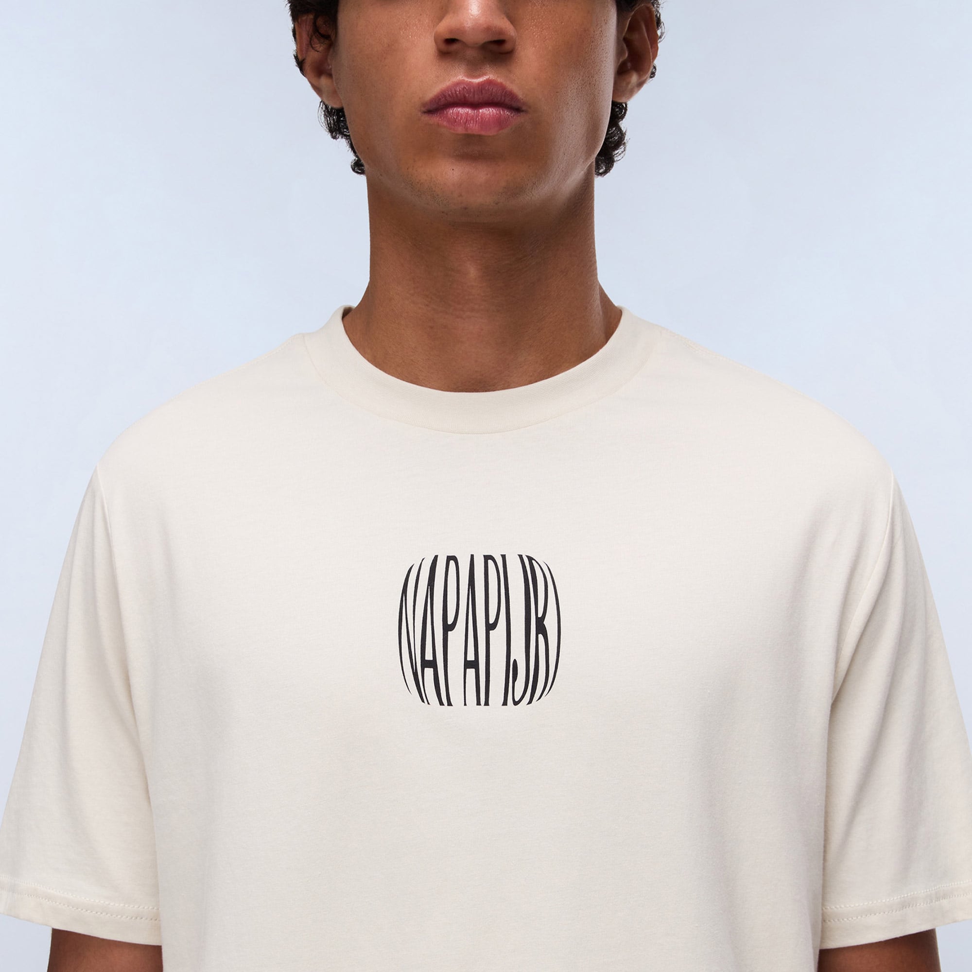 Napapijri Erkek Beyaz T-Shirt