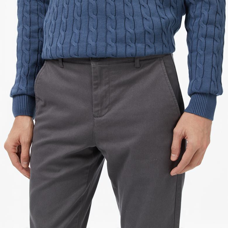 Nautica Erkek Gri Slim Fit Pantolon