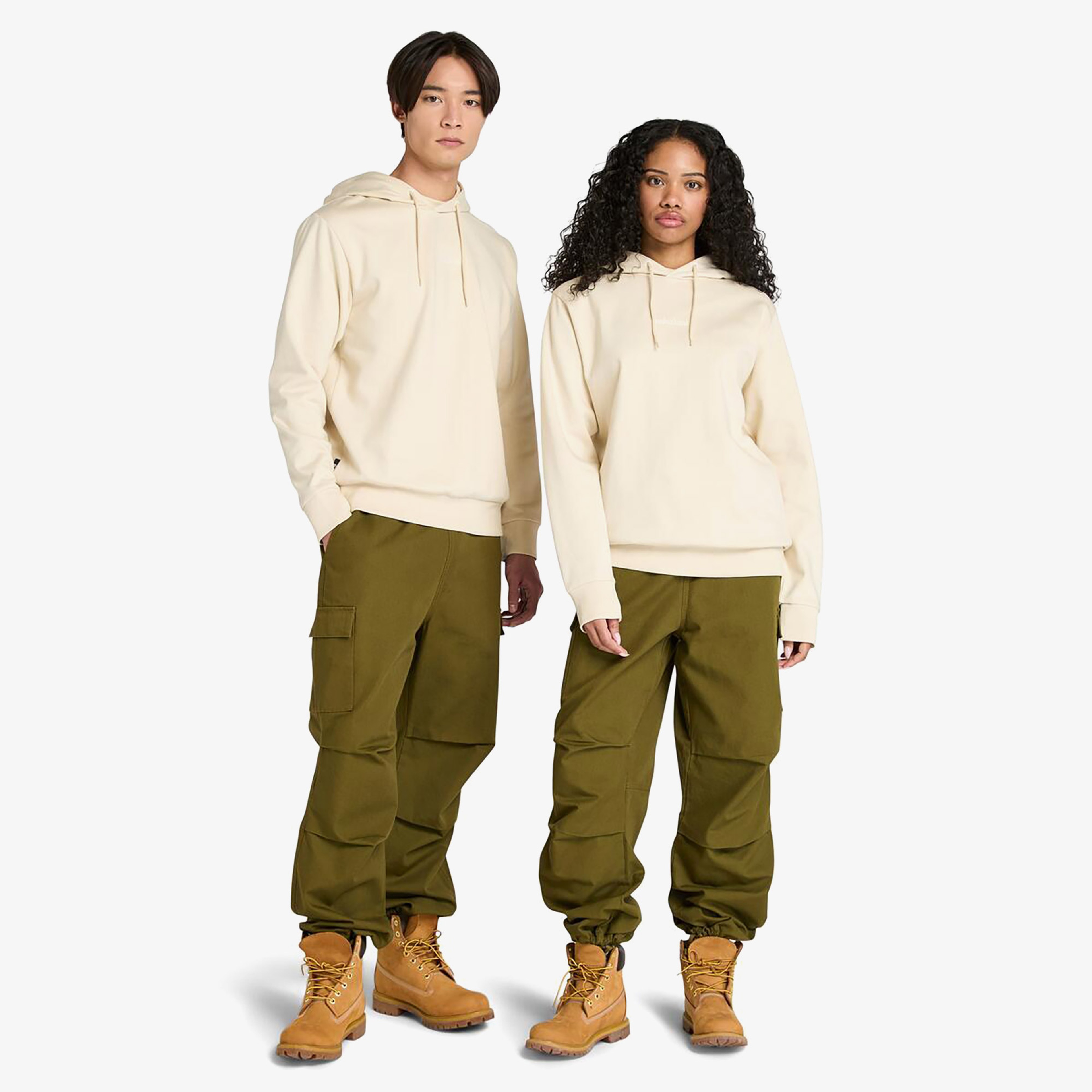 Timberland Emboridered Logo Erkek Sarı Sweatshirt