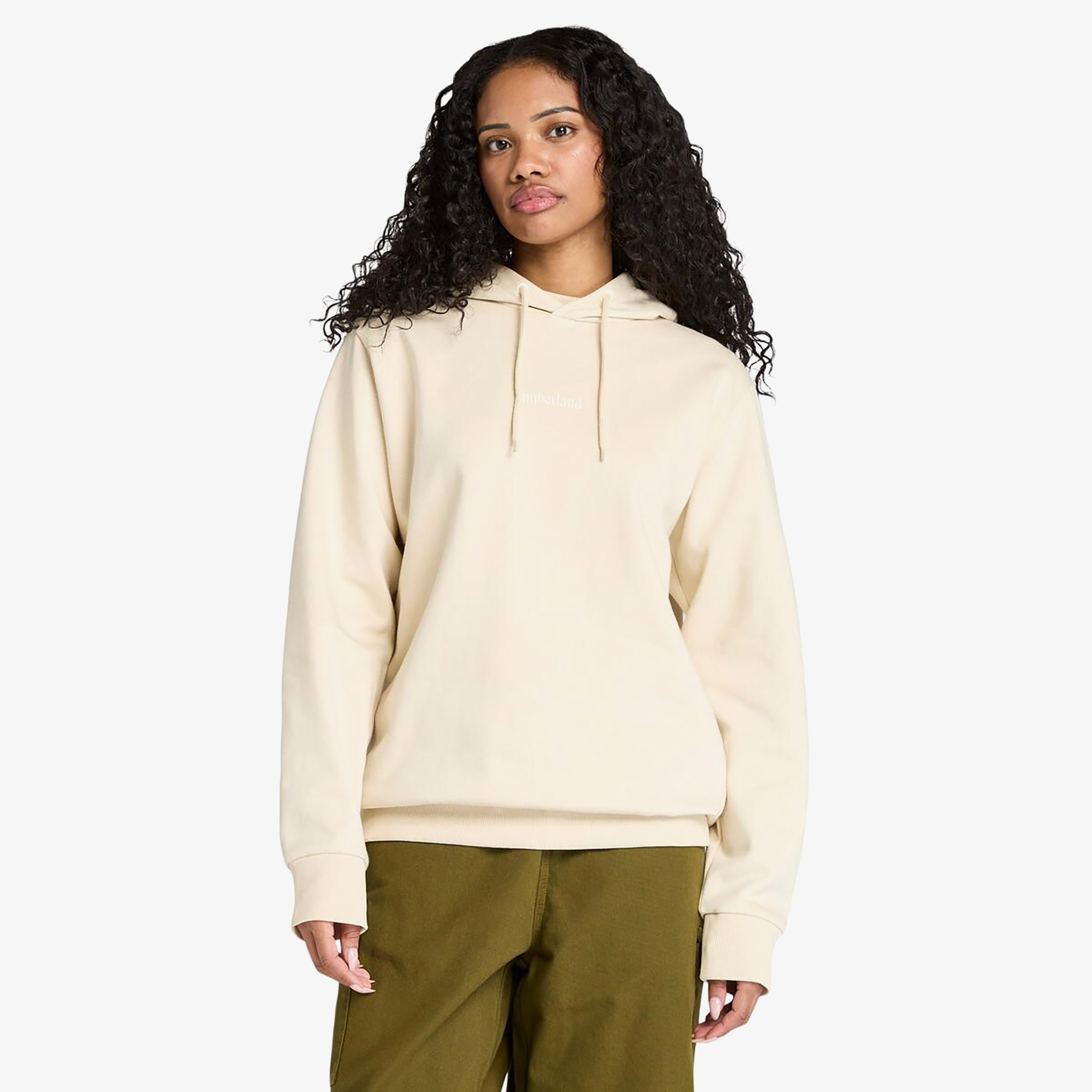 Timberland Emboridered Logo Erkek Sarı Sweatshirt