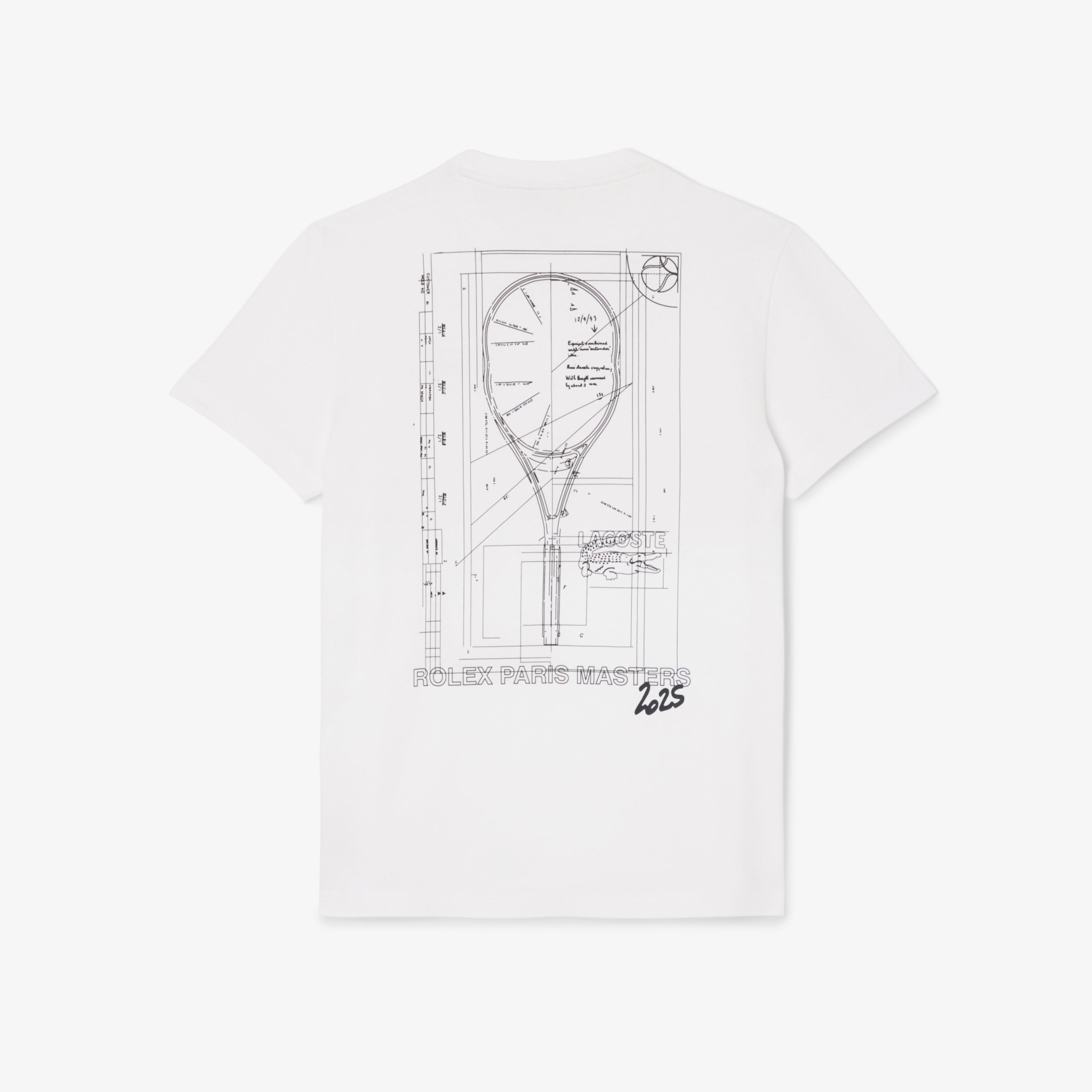 Rolex Paris Unisex Regular Fit Bisiklet Yaka Beyaz T-Shirt