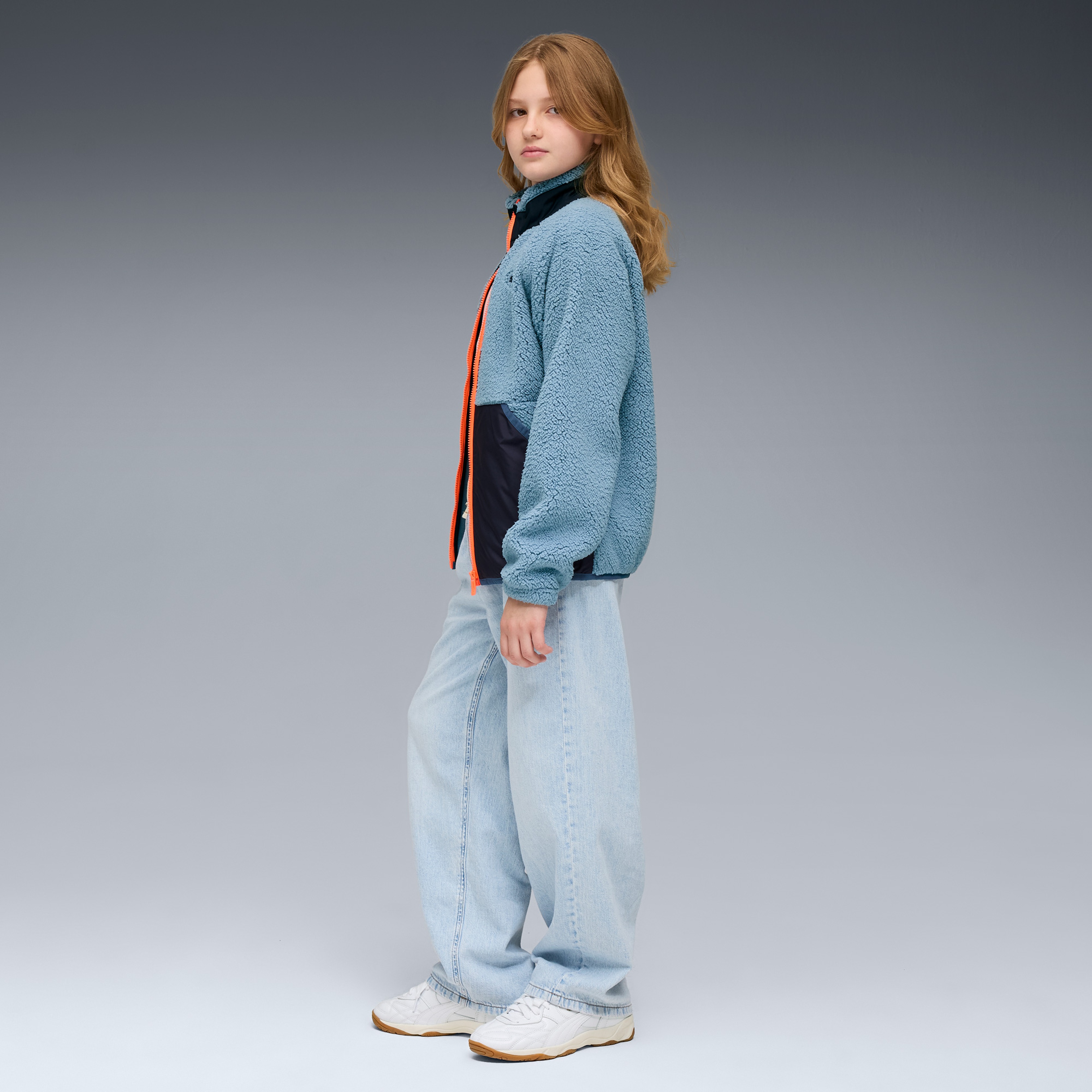 Puma Tech Çocuk Mavi Ceket