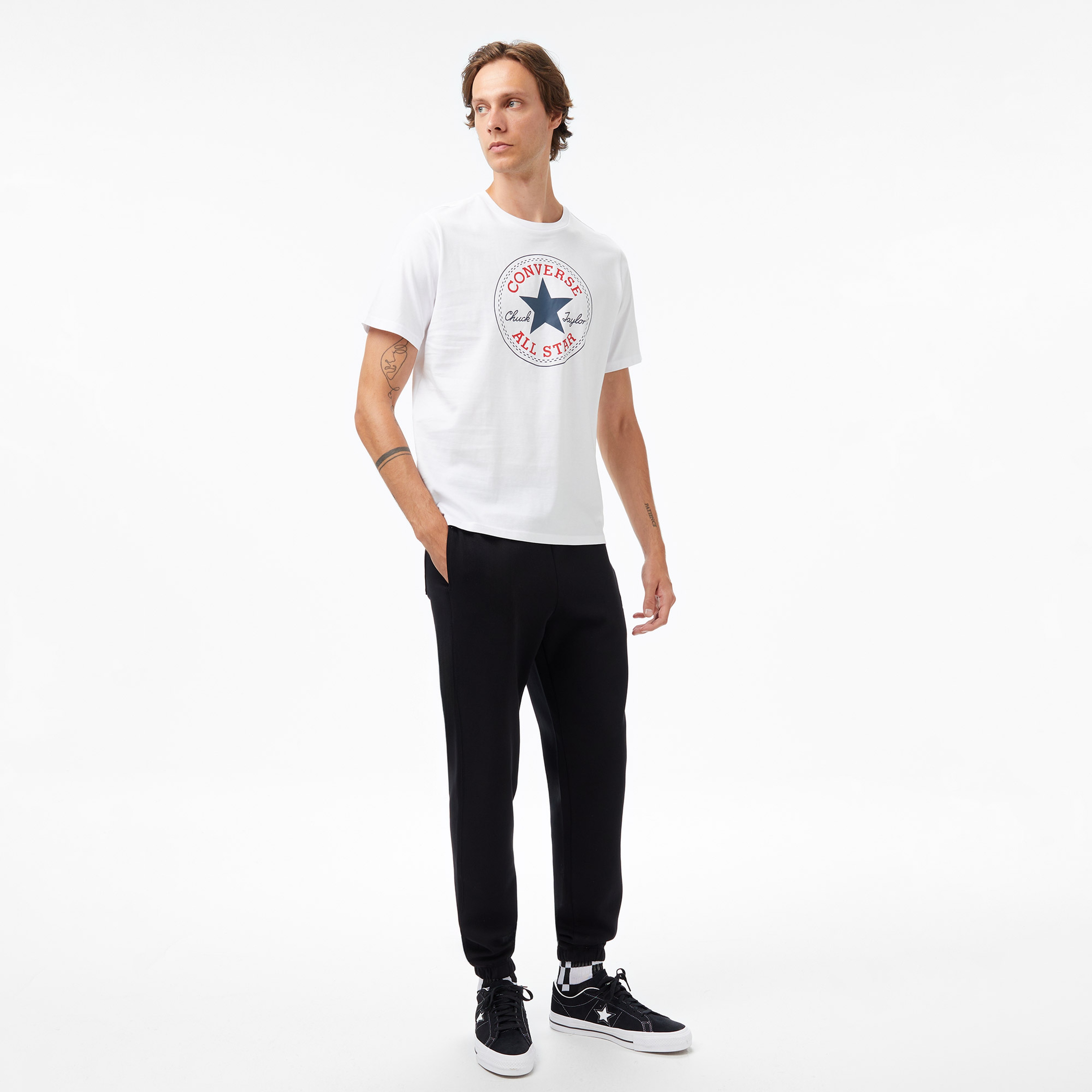 Converse Erkek Beyaz T-Shirt