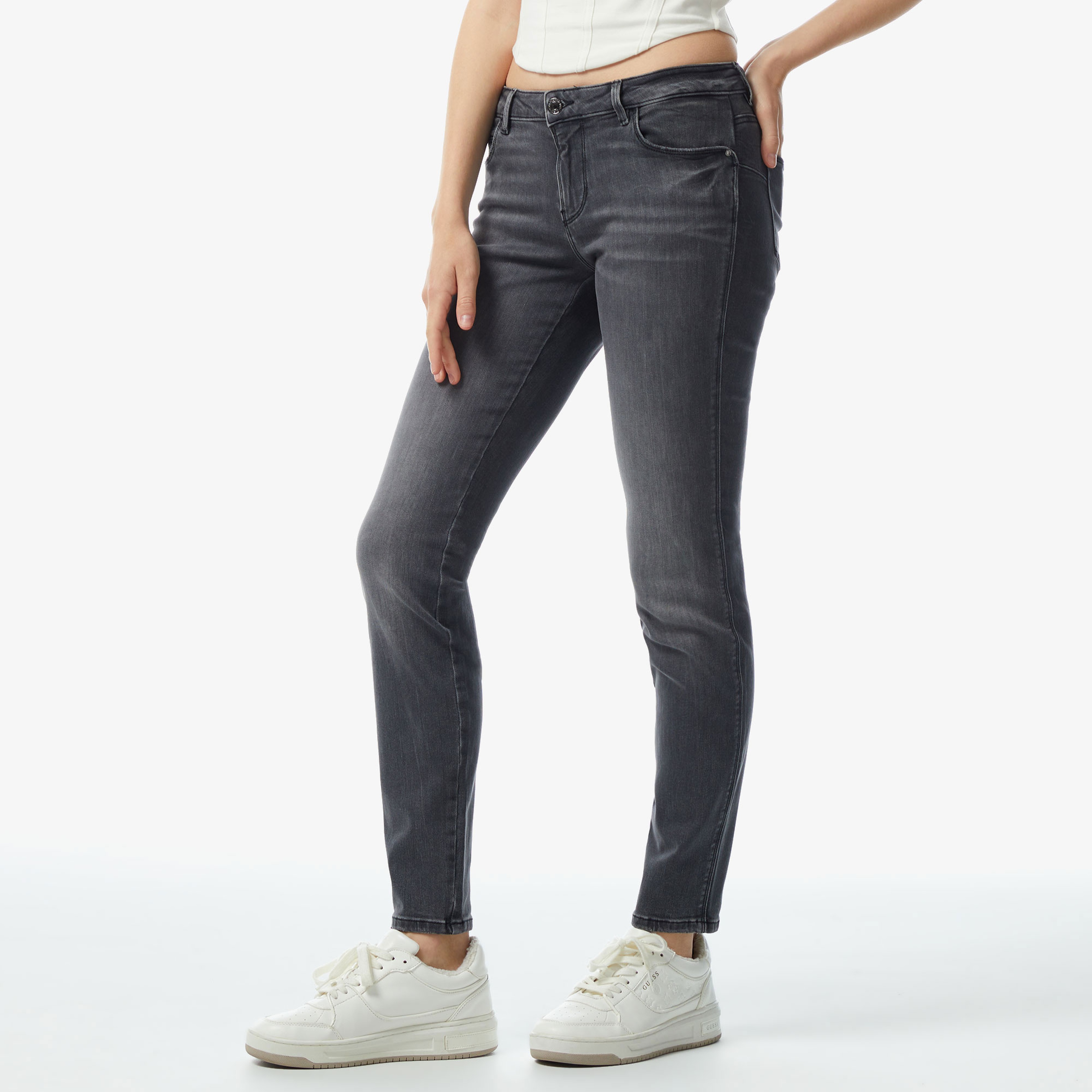 Guess Kadın Gri Pantolon