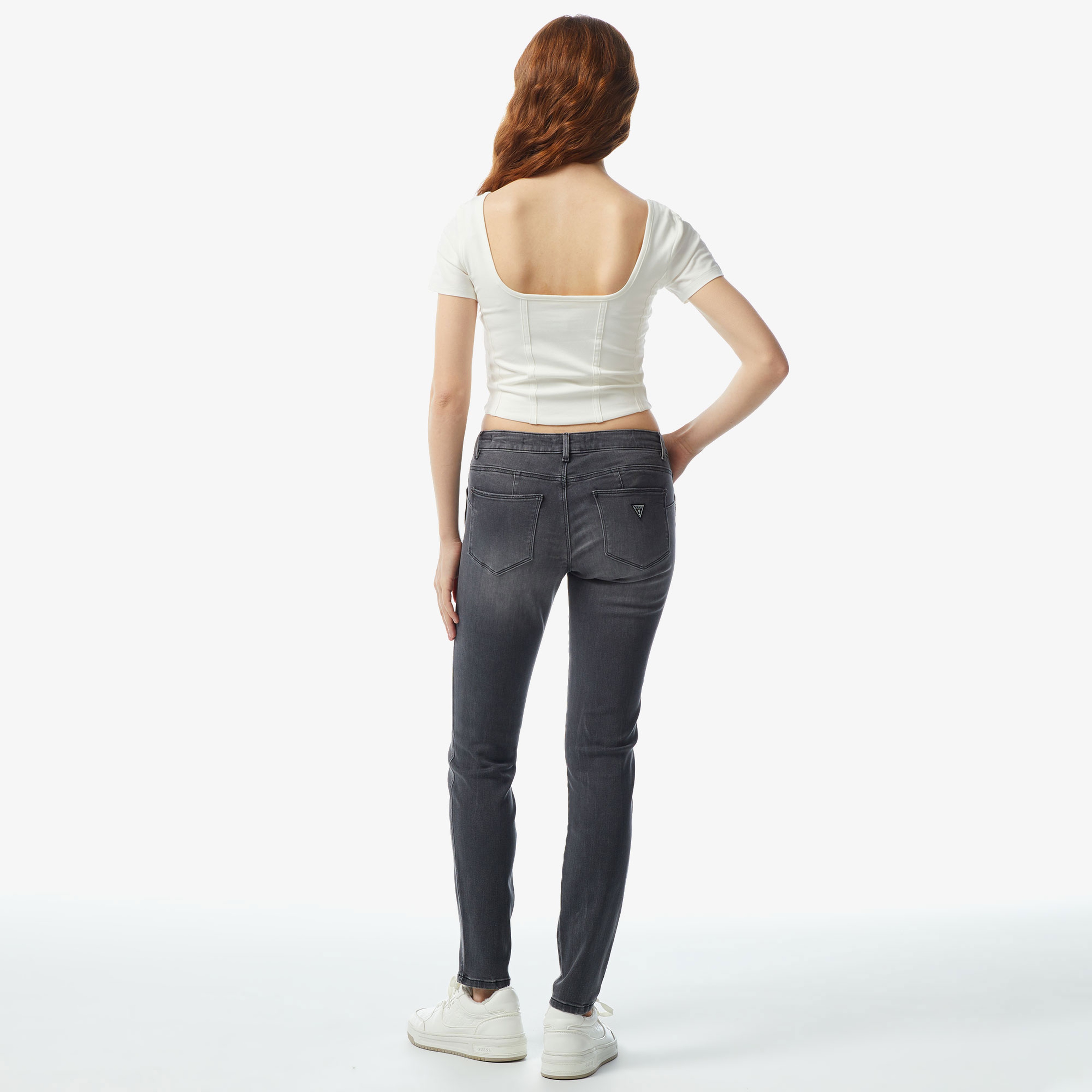 Guess Kadın Gri Pantolon