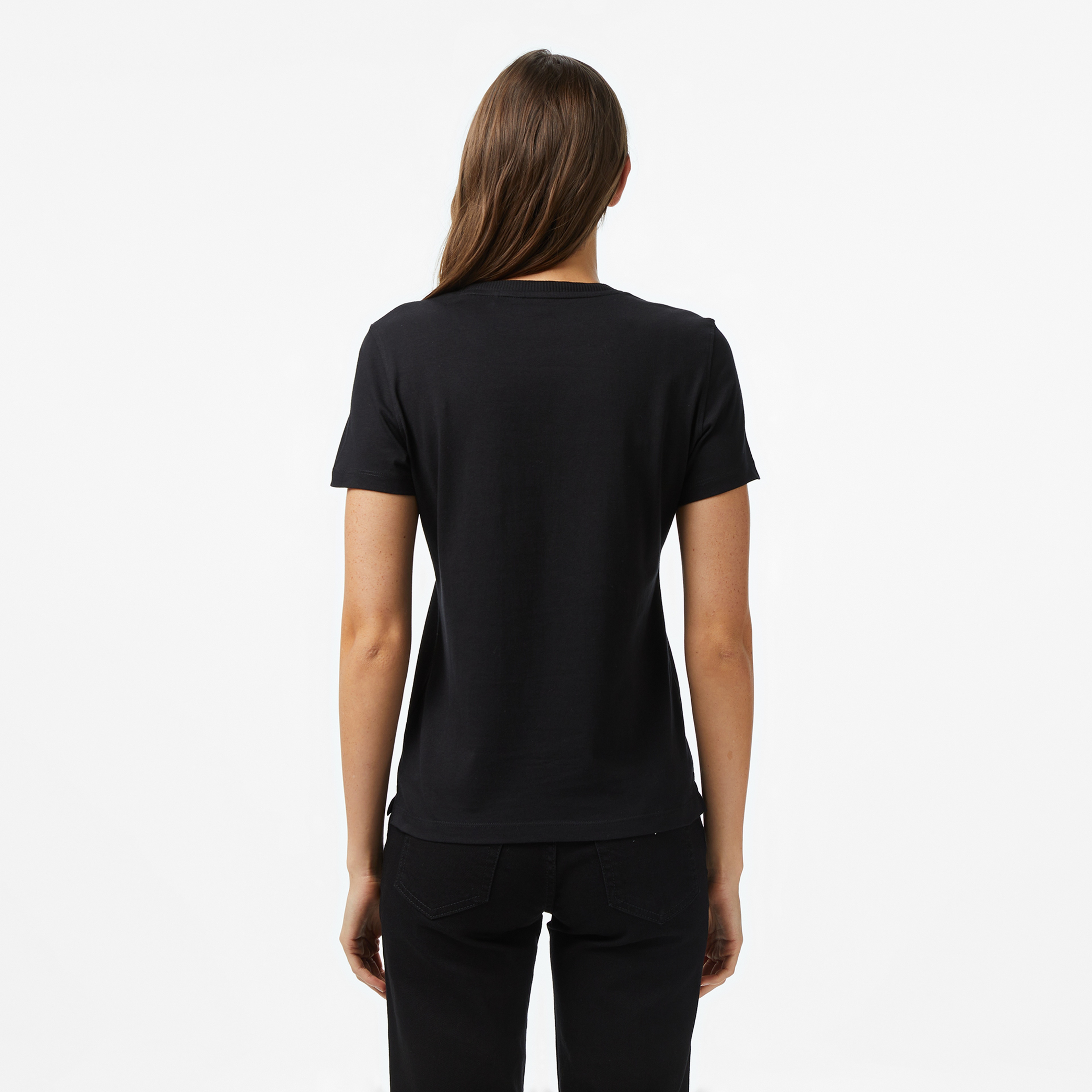 Guess Kadın Siyah Tshirt