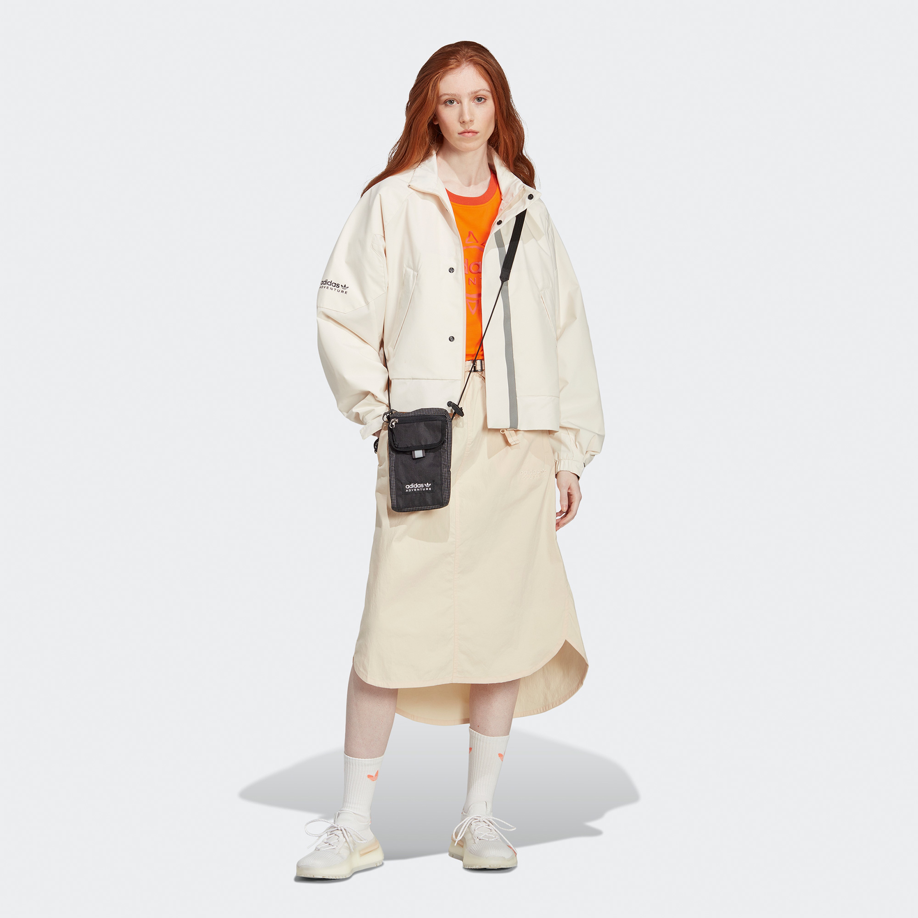 adidas Adicolor Skirt Kadın Krem Etek