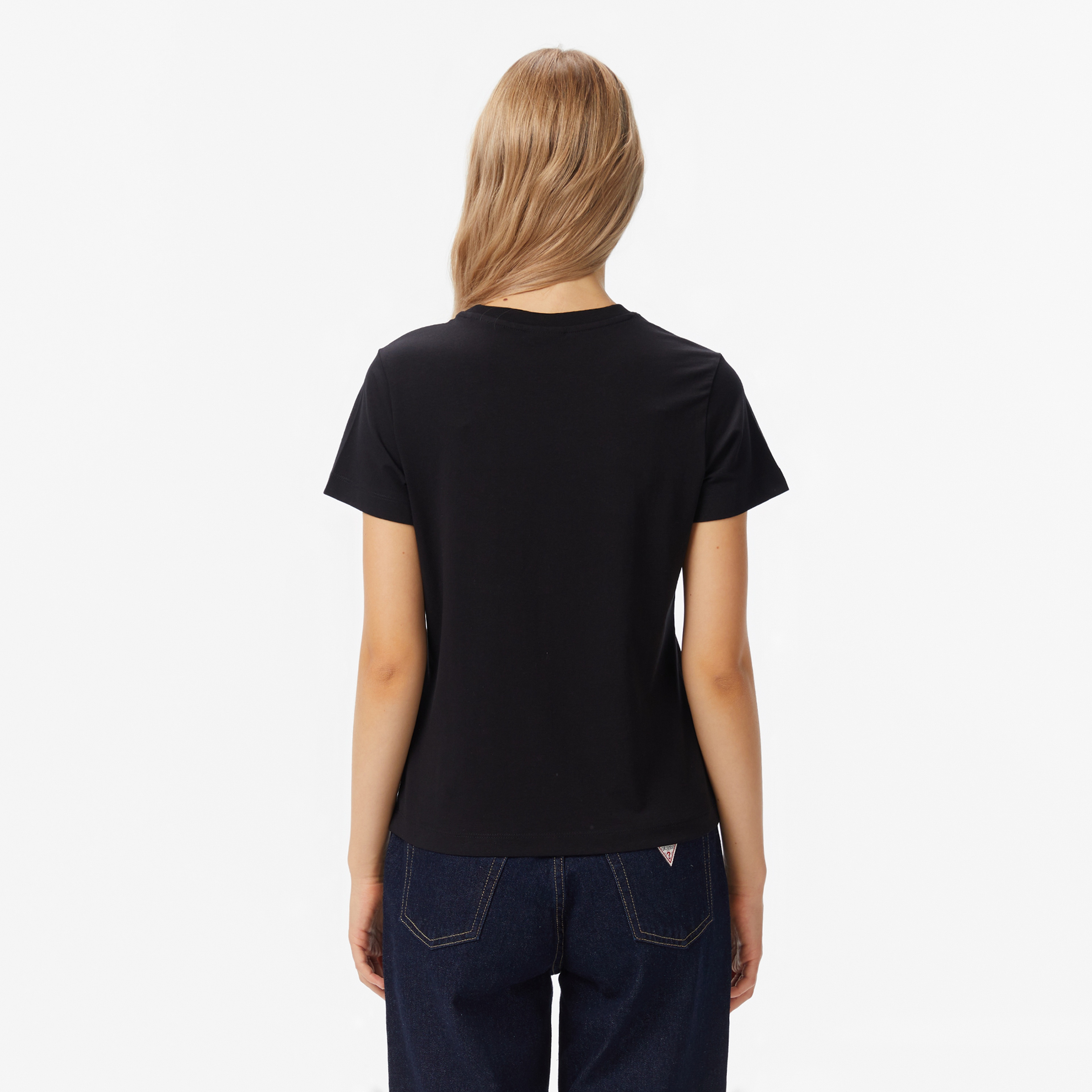 Guess Kadın Siyah T-Shirt