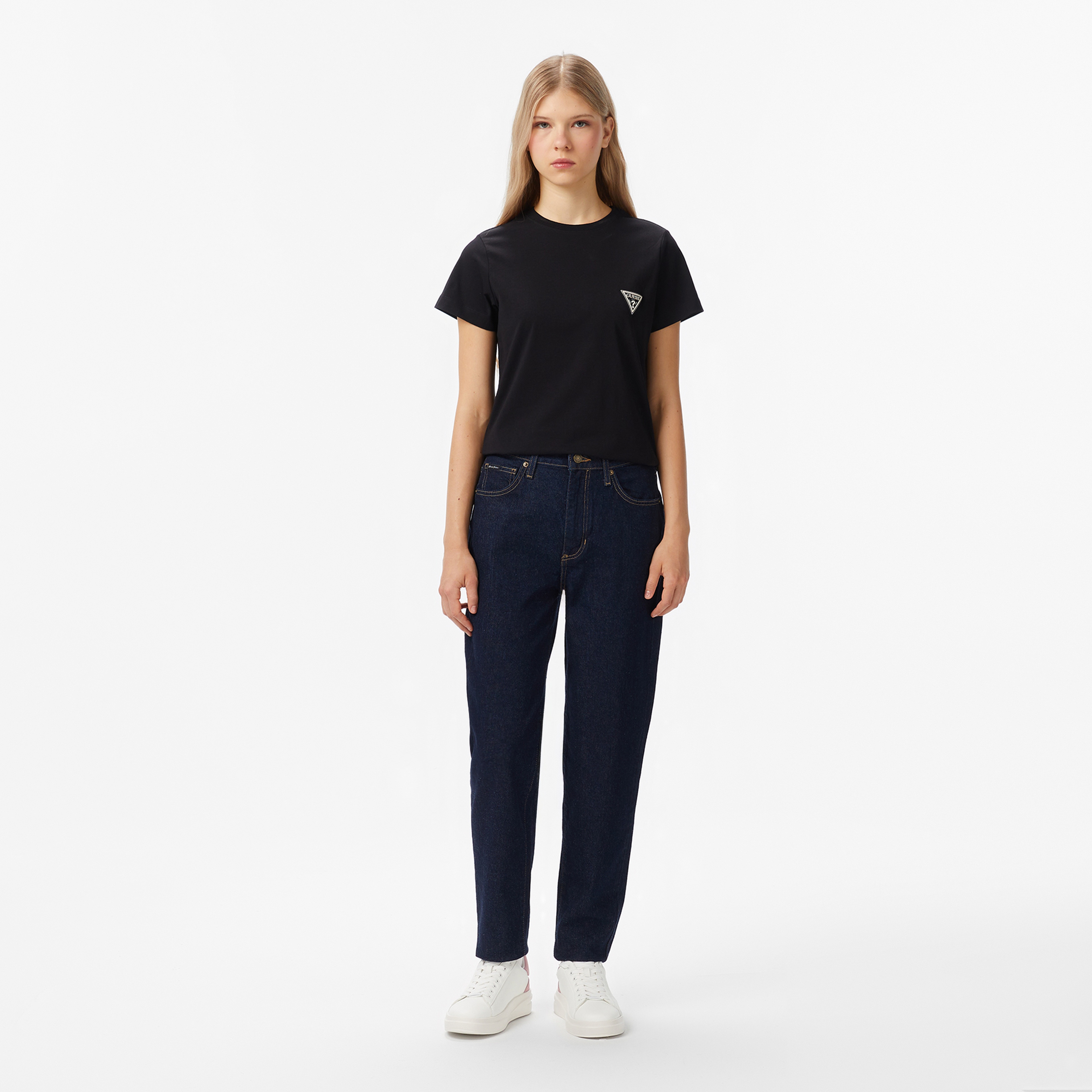 Guess Kadın Siyah T-Shirt