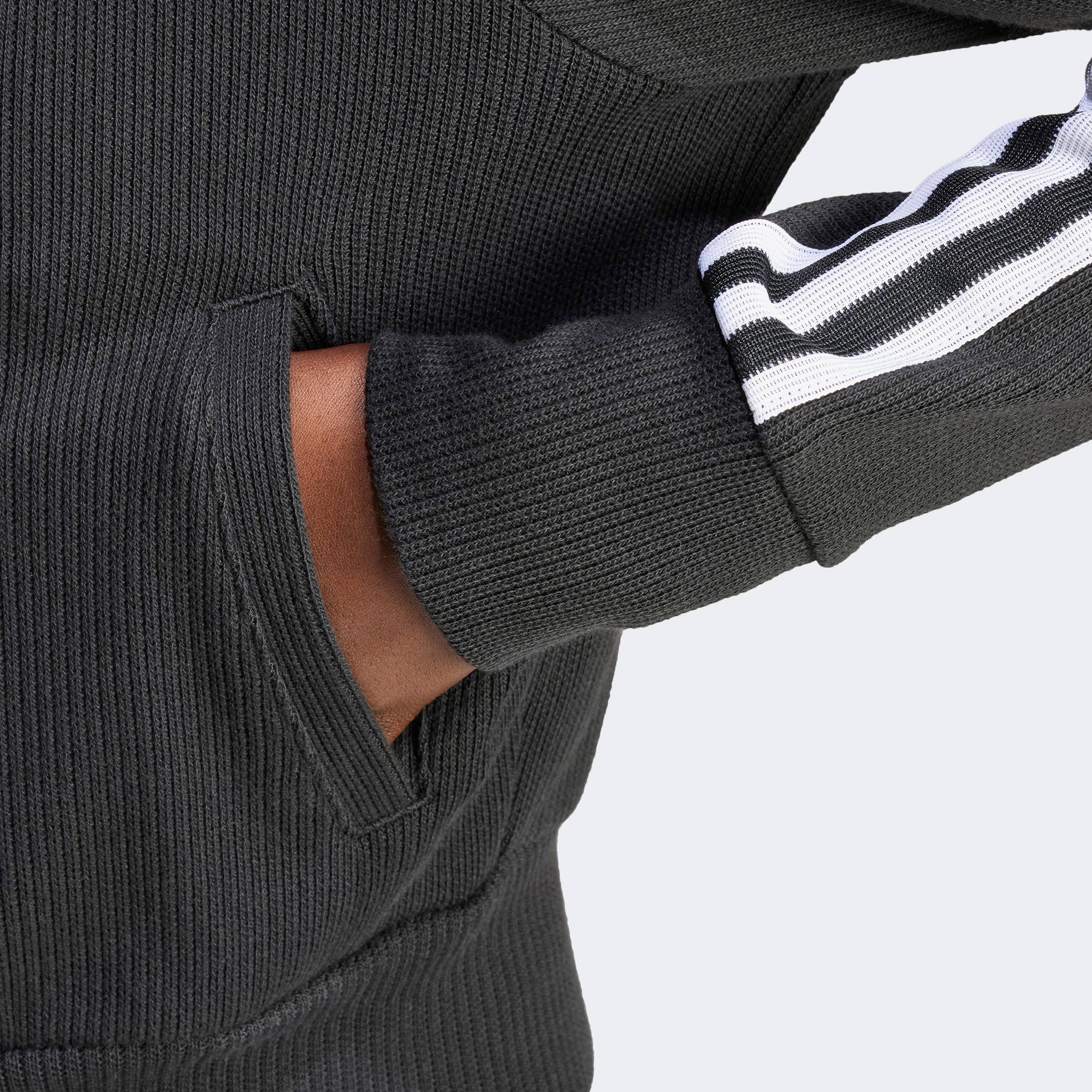 adidas Knit Kadın Siyah Eşofman Üstü