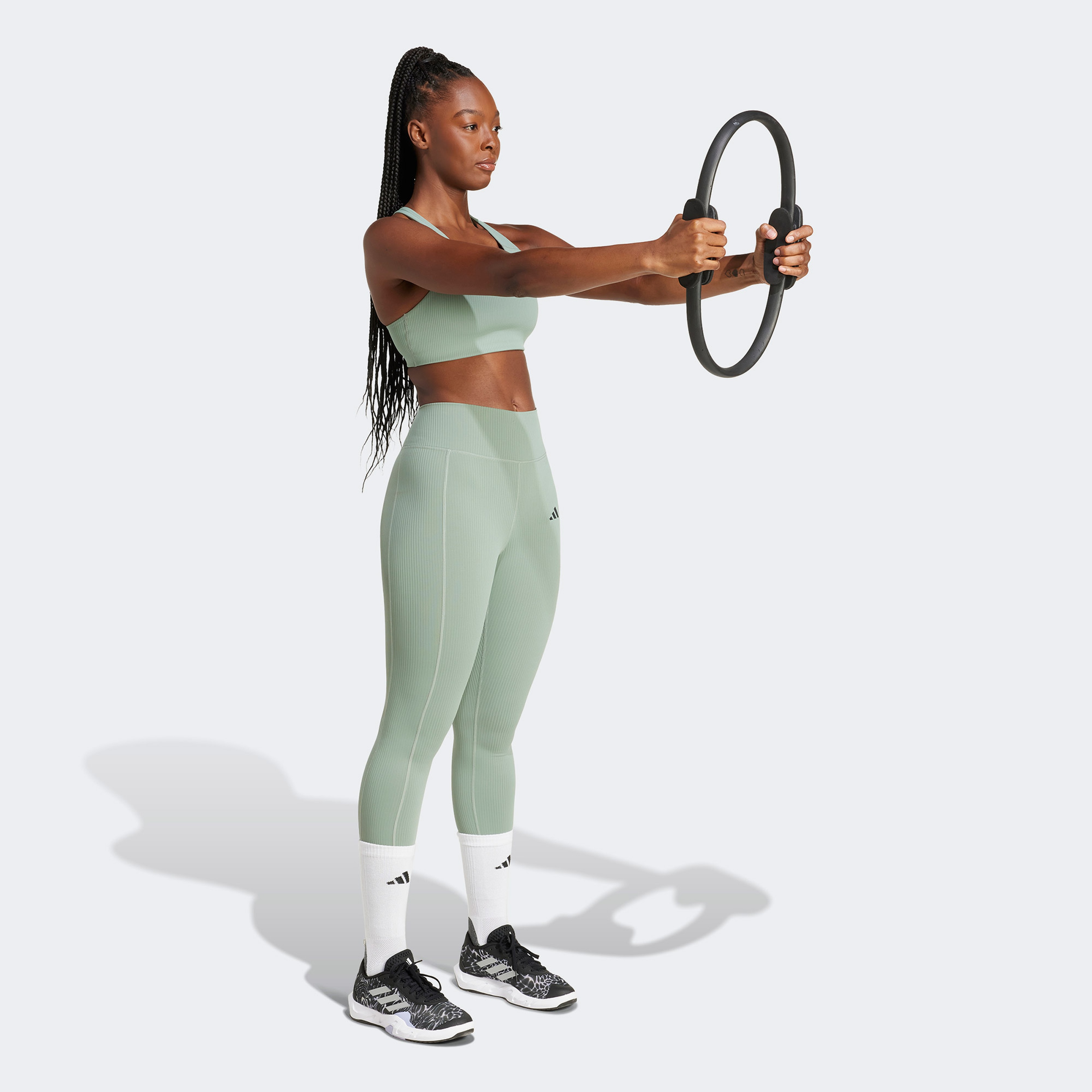 adidas Pwi Ribbed Kadın Yeşil Bra